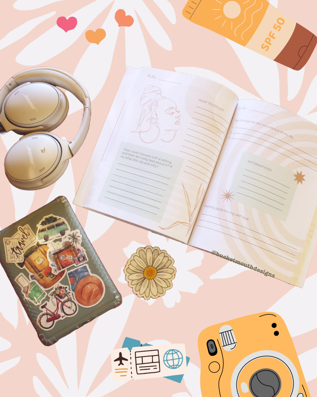Little montague to bring back the scrapbook look. Get your Daily Reflections Journal today! DM me to purchase yours 😊📓