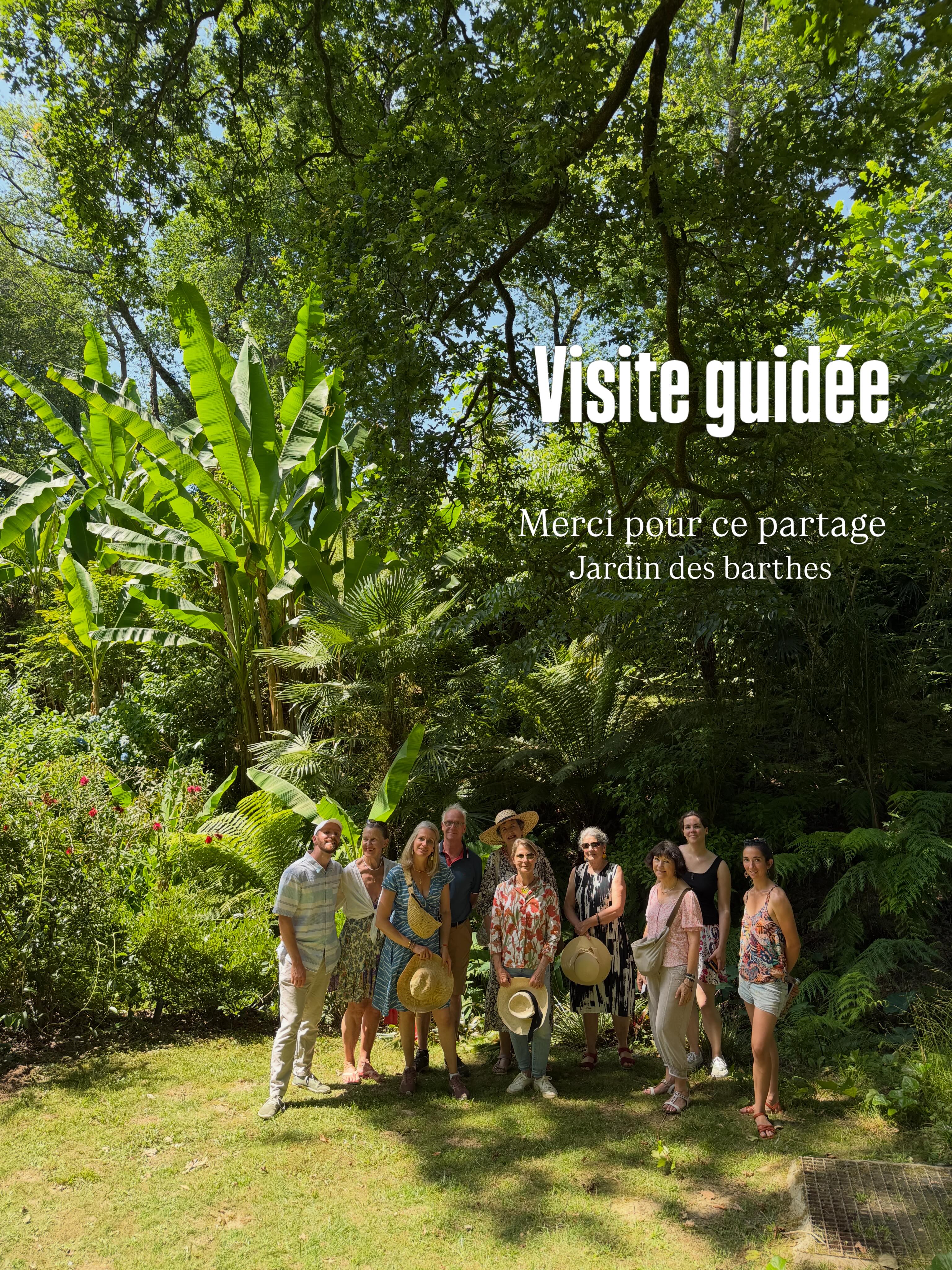 Une visite guidée est un moment d’échange vraiment passionnant et convivial
Chaque jeudi matin avec Nathalie payens de 10h à 12h sur réservation sur le site
#visiteguidée #jardín #jardintropical #jardinexotique #jardinremarquable