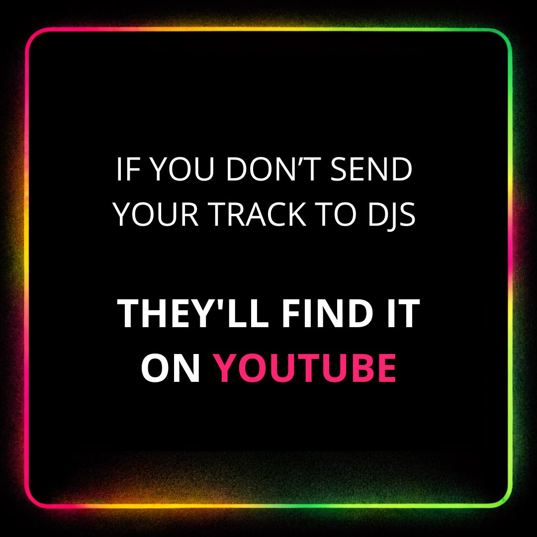 DJs need to receive your new music, if they can’t download it somewhere, they will extract it from YouTube 🚫😩 Got a release coming? DM us. 👈
#djs #musicmarketing #djpromo