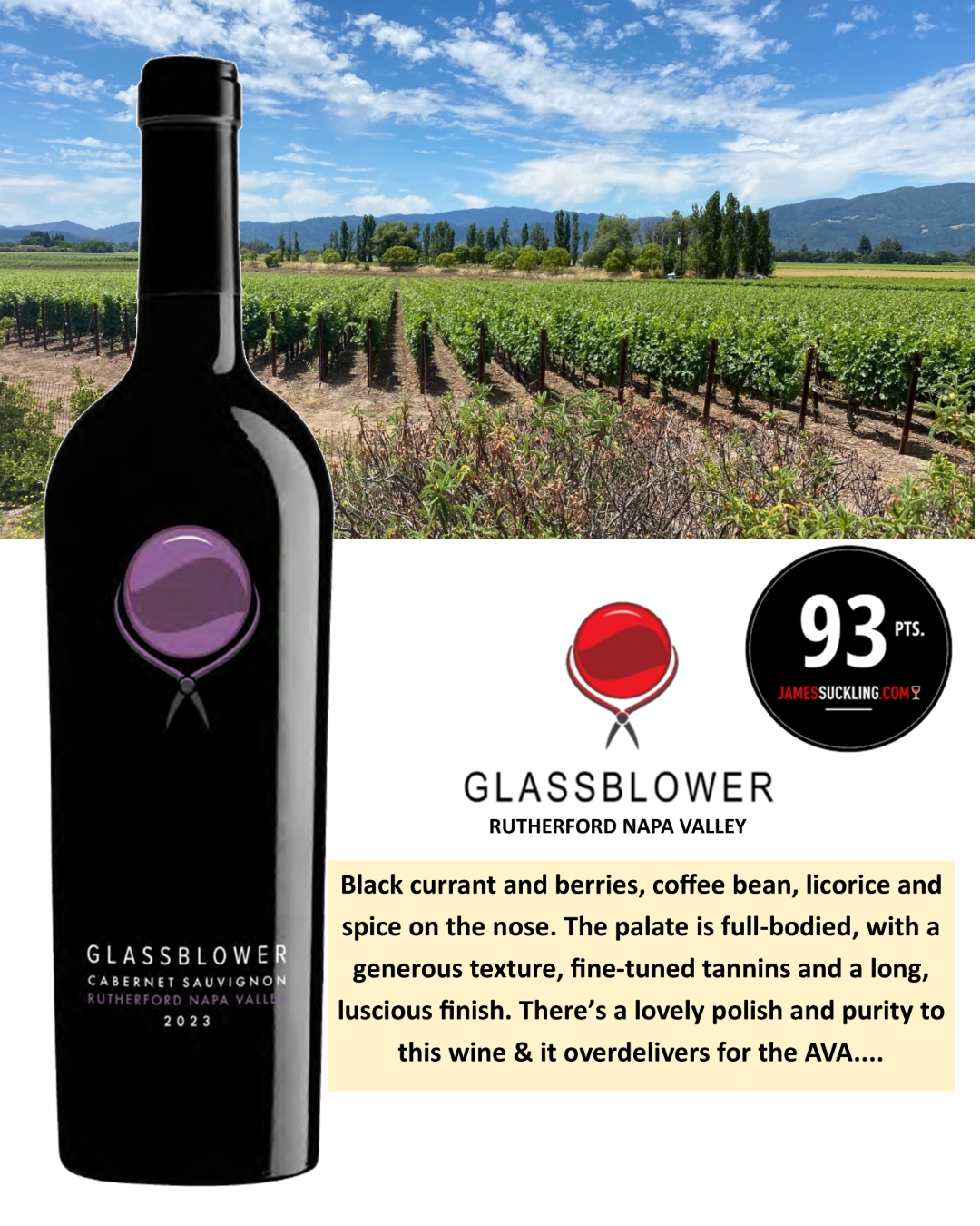 Exclusive arrival: Glassblower Rutherford Cabernet Sauvignon 🍷
Straight from the heart of Napa Valley, this Rutherford gem has just landed in Michigan! With bold flavors of black currant, coffee bean, and licorice, plus a long, luscious finish, this Cabernet Sauvignon is a true standout. 🌟
Limited quantities are available—don’t miss your chance to savor this premier wine. Perfect for your next special occasion or cozy evening in!
#GlassblowerCabernet #RutherfordWine #NapaValley #WineLovers #MichiganWine