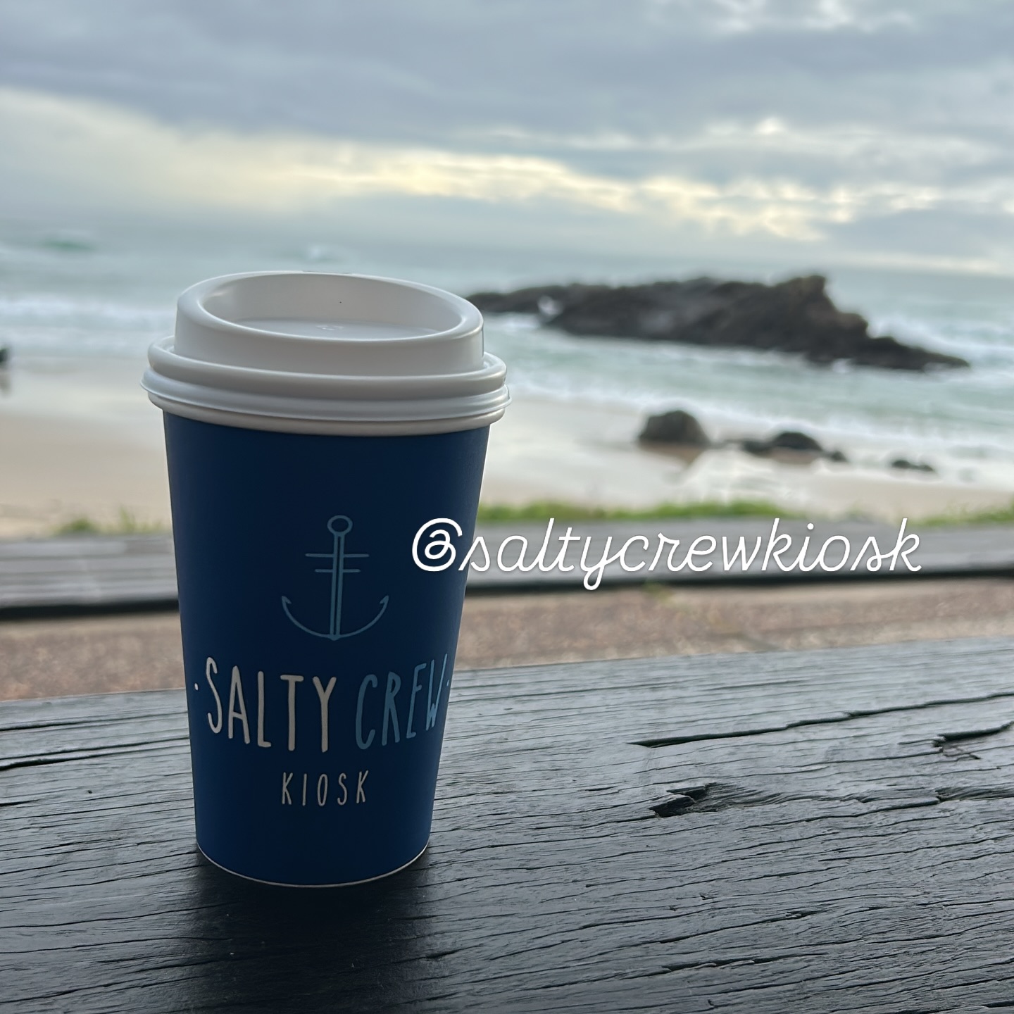 Perfect way to start your day. @saltycrewkiosk