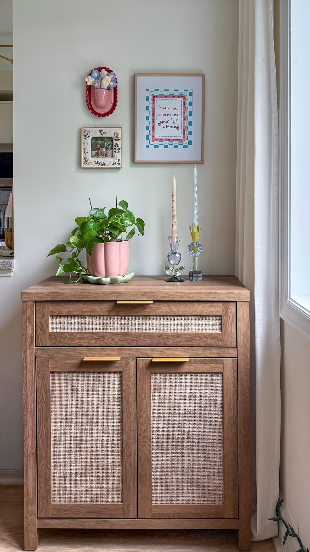 bringing a little colour + charm to this corner of our dining room ✨
#diningroom #walldecor #diningfurniture #whimsicaldecor #colourfulhome
colourful decor, amazon finds, dopamine decor, home decorating, sideboard buffet