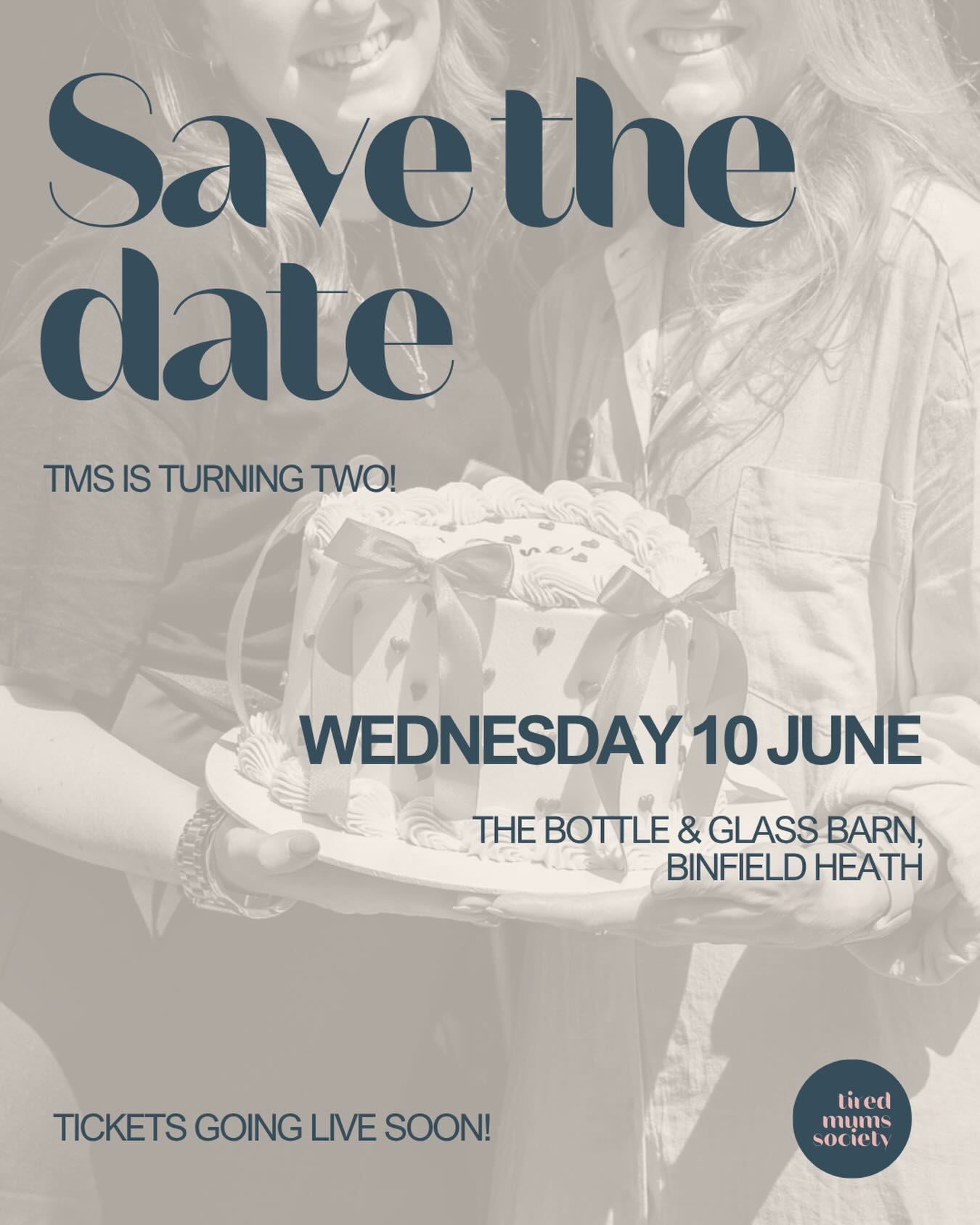 It’s nearly been TWO whole years since we started building this community of wonderful mums, we can’t believe it 🥹
Tired Mums Society wouldn’t be what it is without every single mum who’s joined us along the way, and the many small businesses that have been huge supporters and a big part of the journey. We can’t wait to celebrate with you all 🤍
So save the date, because birthday brunch number TWO is coming… and we promise to make this one extra special, and in the gorgeous @bottleandglassbarn, it’s bound to be ✨
Tickets going live soon - will you be joining us?