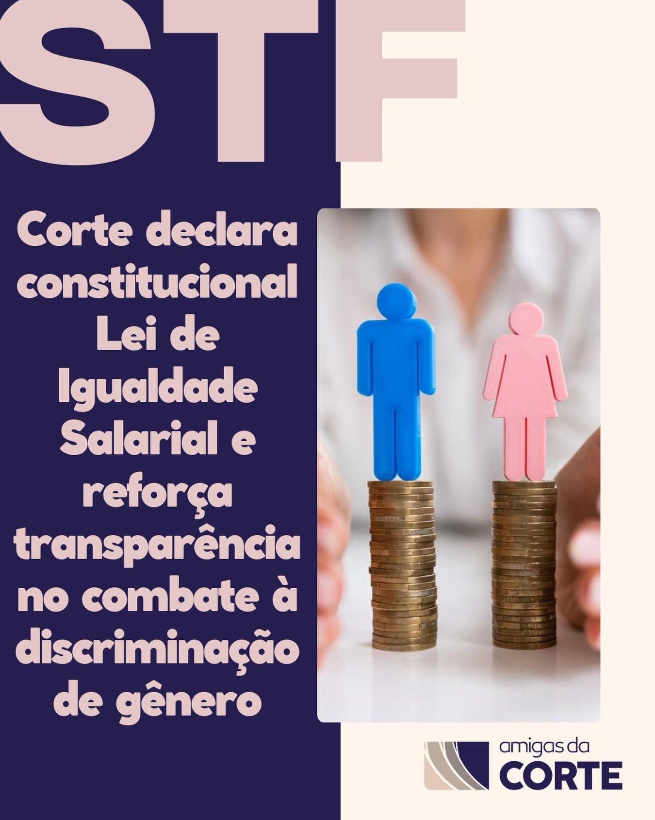 O STF validou, por unanimidade, dispositivos da Lei 14.611/2023, que estabelece medidas para promover a igualdade salarial entre mulheres e homens que exerçam a mesma função. A decisão foi tomada no julgamento conjunto da ADI 7612, da ADI 7631 e da ADC 92, todas sob relatoria do ministro Alexandre de Moraes.
A lei obriga empresas com mais de 100 empregados a divulgar relatórios de transparência salarial e de critérios remuneratórios ao Ministério do Trabalho e Emprego. Caso seja identificada desigualdade, a empresa deverá elaborar plano de ação com metas e prazos para mitigá-la, sem que isso represente punição automática pela mera existência de diferenças remuneratórias. A multa incide apenas em caso de descumprimento da obrigação de divulgar os relatórios.
Para o STF, a norma concretiza comandos constitucionais de combate à discriminação de gênero e de promoção da igualdade material. O relator destacou que os relatórios permitem fiscalização mais efetiva da legislação trabalhista e dão visibilidade a distorções estruturais ainda presentes no mercado de trabalho. A Corte também afastou a tese de que a lei desconsideraria diferenças salariais legítimas previstas na CLT.
A decisão tem especial relevância por reconhecer que a igualdade salarial não se realiza apenas pela proibição formal da discriminação, mas também por mecanismos concretos de transparência, fiscalização e correção de desigualdades históricas.