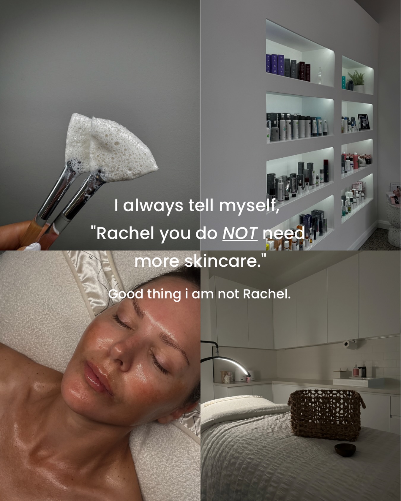 Lucky I’m not Rachel😉
#skin #skincare #jhskinandbeauty #pakenham