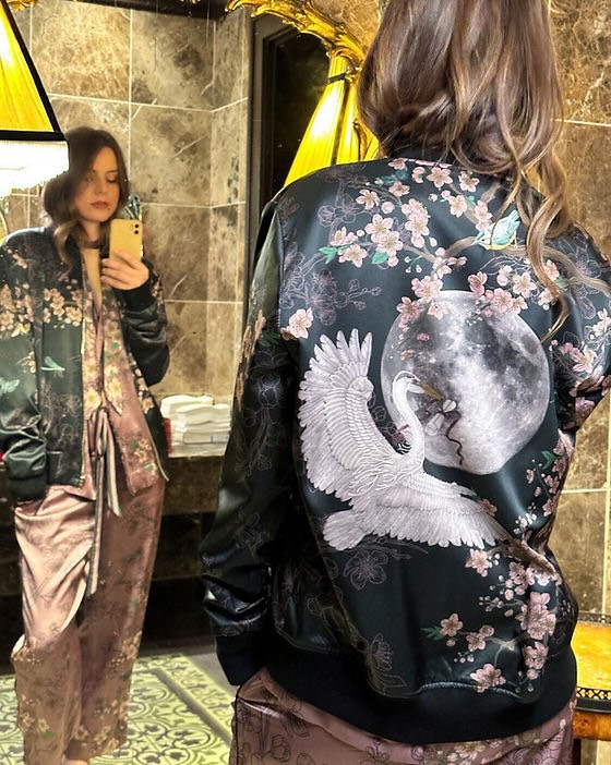 Let us go forth, the tellers of tales..’
W.B. Yeats
We are a nation of storytellers.. The Messenger celebrates the creatures that carry our stories beyond this world, with a little bit of luck and a wish thrown in for good measure.
SHOP The Reversible Messenger Bomber jacket here
https://www.eadach.com/product-page/messenger-reversible-unisex-bomber-jacket