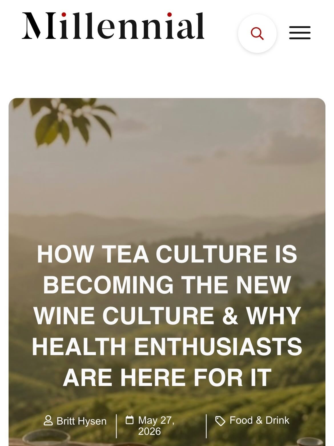 I'm grateful to be included in another amazing article from Millennial Magazine!