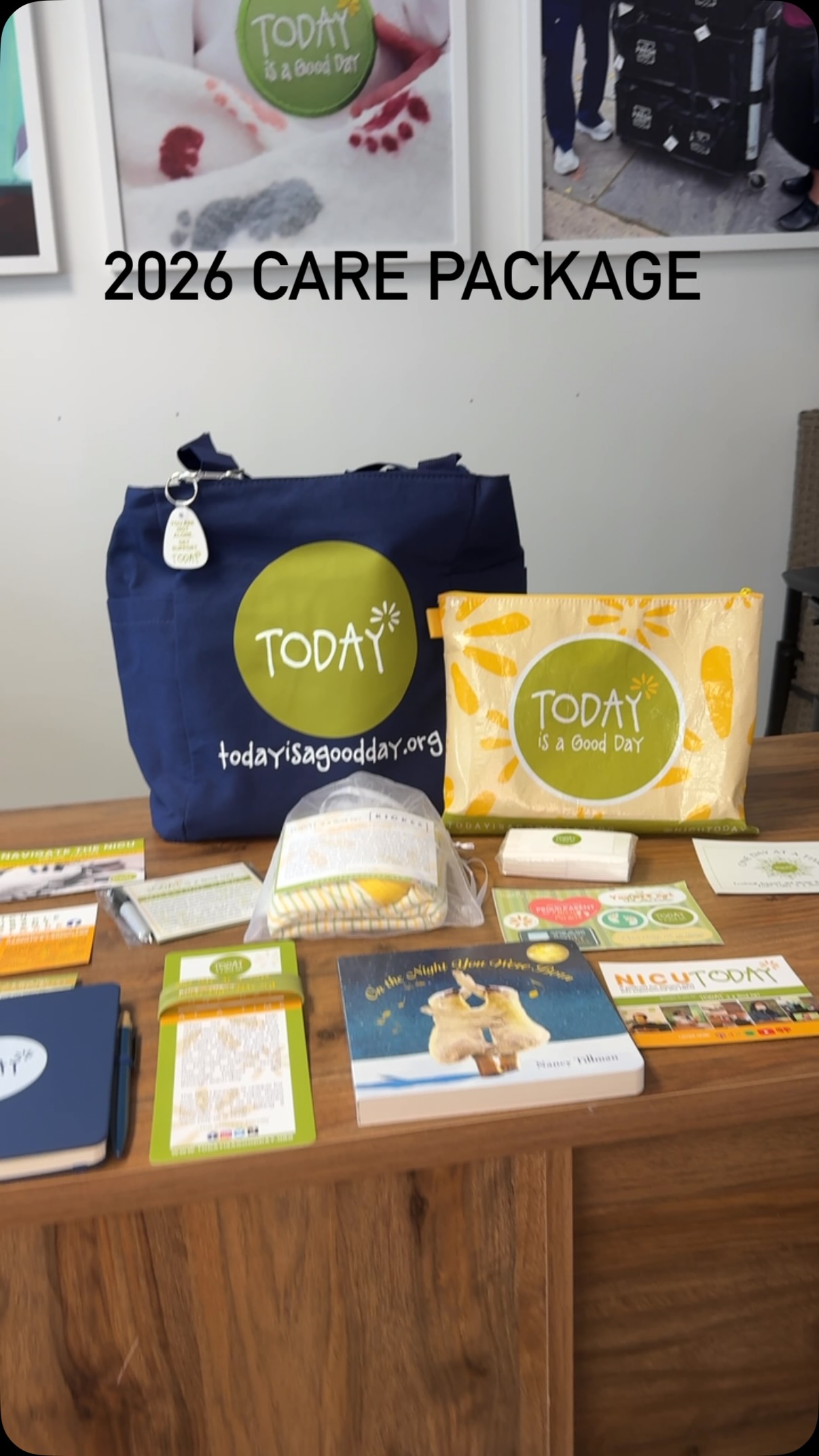 A look at our NICU Care Packages in 2016 versus now.
To a parent navigating the emotional weight of the NICU, a single touch point like receiving a Care Package can mean everything.
As NICU Mental Health Awareness Week comes to a close, we’re shining a light on the emotional toll this journey can take - and the power of compassion to lighten even the heaviest days.
Because sometimes, hope looks like a small tote at the bedside that quietly says “you are not alone” 💚