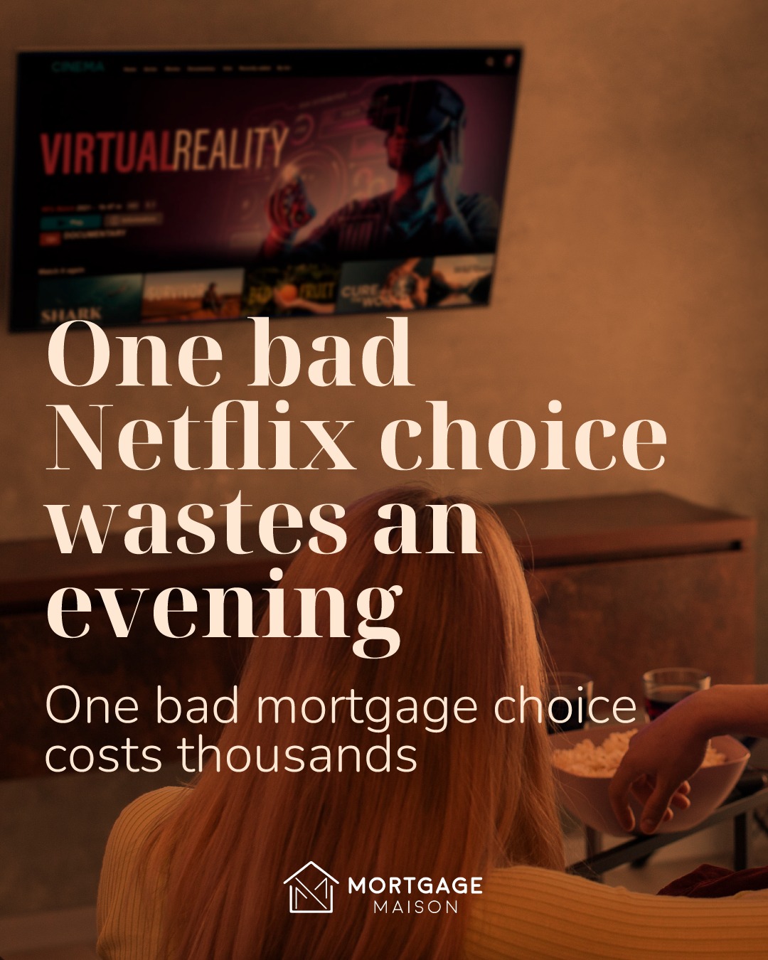 Choosing your next Netflix binge is easy, isn't it? If it's shoddy, you just pick another. 🍿
A shoddy mortgage choice, though, could set you back thousands of pounds. It's a much bigger headache! 💷
Understanding your mortgage options is key.
Fixed mortgages mean your repayments stay the same for a set period.
Tracker mortgages see your interest rate follow the Bank of England's base rate, plus a set percentage.
Variable mortgages let your lender change the rate whenever they like. Plus, your deposit size can impact the rates you're offered.
It all sounds a bit much, doesn't it?
I'm here to help you make sense of it all. I handle the research and explain each type clearly.
I'll help you explore suitable options, so you feel confident in your mortgage choice.🏡
Let's chat about your options. 📞
Think carefully before securing debt against your home. Your property may be repossessed if you do not keep up repayments on your mortgage
Mortgage Maison Limited (FCA number 1017457) is an Appointed Representative of Cornerstone Finance Group Ltd which is authorised and regulated by the Financial Conduct Authority No.767202.
Cornerstone Finance Group is registered in England and Wales No. 08458702.
#cardiffproperty #cardiffmortgagebroker #Cardiffhomes #btl #specialistfinance #HNWmortgage #WelshHomebuyers #MortgageTips #NewportMortgage #SouthWalesProperty