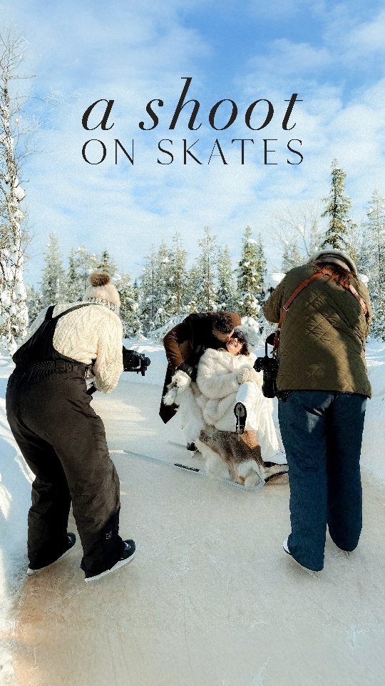 What wouldn’t I do for my couples?
Never thought I’d see the day where my skating skills would be put to the ultimate test: skating backwards on ice with nearly 10k worth of gear hanging on me. 😅
At that point, falling wasn’t really an option:
either I break my wrists protecting the cameras…or the cameras break instead.
Safe to say I was VERY proud of myself after this shoot 😂
And honestly? Totally worth it for these shots.
Virtual high-five with @pyrykantonenphotography, who's the videographer next to me.
Styling: @lovexlove.fi
Venue: @lovimainas.fi
#hääkuvaajat #weddingphotographerfinland #weddingphotographer #laplandweddingphotographer #weddinginlapland