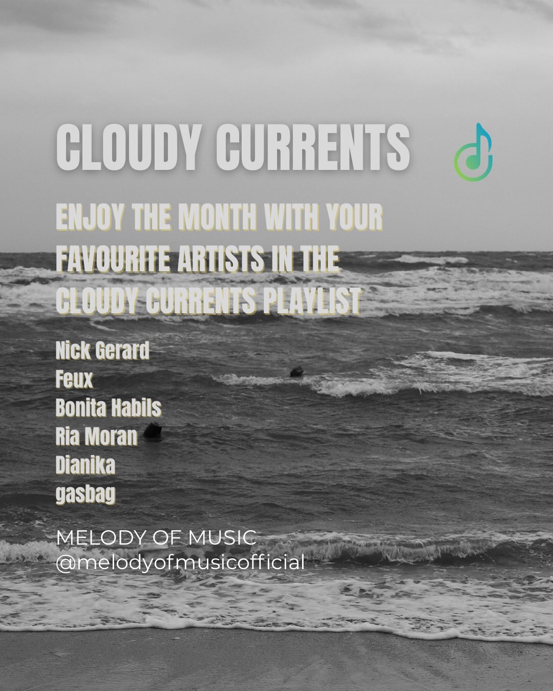 Music moves fast — so do we 🔁
The Melody of Music Cloudy Currents updates monthly.
Lock in. Press play.
#MelodyOfMusic #CloudyCurrents #PlaylistUpdate #FreshFinds #MusicDiscovery