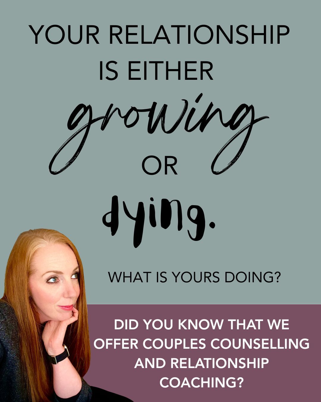 The first time I heard this, I thought, “Shit!” 😅
It’s just so easy to plod along. There are always so many things to juggle - work, children, family, the dog - it's easy to just plod along day to day, taking each other for granted.
It’s easy to presume your partner will always be there until they’re not.
Relationships are like plants - they’re either growing or dying. They never really stay still. Plants need watering, care and attention or they slowly wither. Relationships are no different.
Relationships that are growing might look like:
❤️ Regular date nights
❤️ Intimate time together (without the children around)
❤️ Saying thank you for the little things
❤️ Small gestures that say 'I thought of you'
❤️ Checking in with each other properly
❤️ Laughing together
❤️ Feeling like a team
Relationships that are struggling or slowly drifting apart might look like:
💔 Feeling more like housemates than partners
💔 Sitting in different rooms most evenings
💔 Sitting on opposite ends of the sofa scrolling on phones rather than connecting
💔 Lack of intimacy or affection
💔 Conversations becoming purely practical
💔 Irritation over little things
💔 Feeling unheard or unseen
💔 Spending less quality time together
No relationship is perfect and every couple goes through difficult patches, but sometimes the strongest thing you can do is notice what’s happening before resentment, distance and disconnection build up.
We’re now offering Couples Counselling - 90-minute sessions are £130.
I also offer Relationship Coaching for couples, individuals or families wanting to improve communication, reconnect and create healthier, happier relationships ❤️
#relationships
#couplescounselling
#relationshipcoaching
#communication