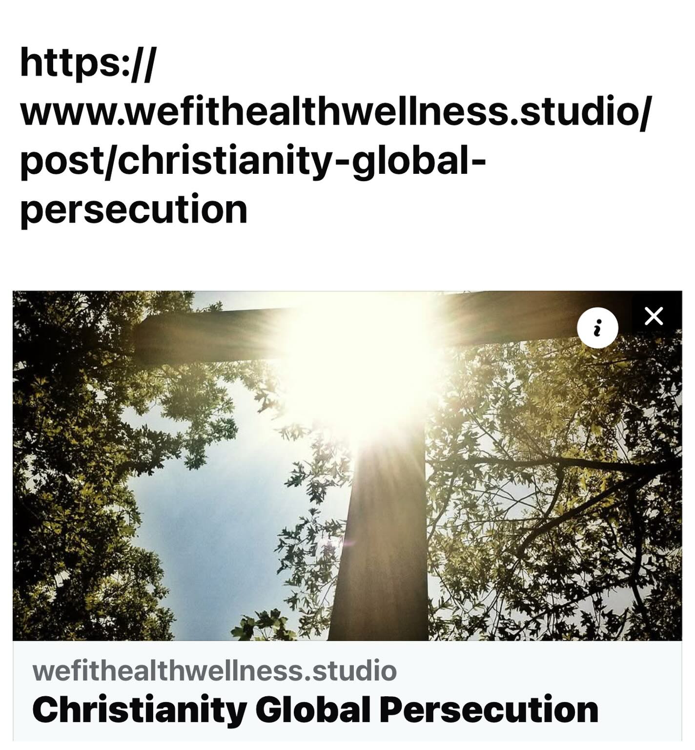 https://www.wefithealthwellness.studio/post/christianity-global-persecution