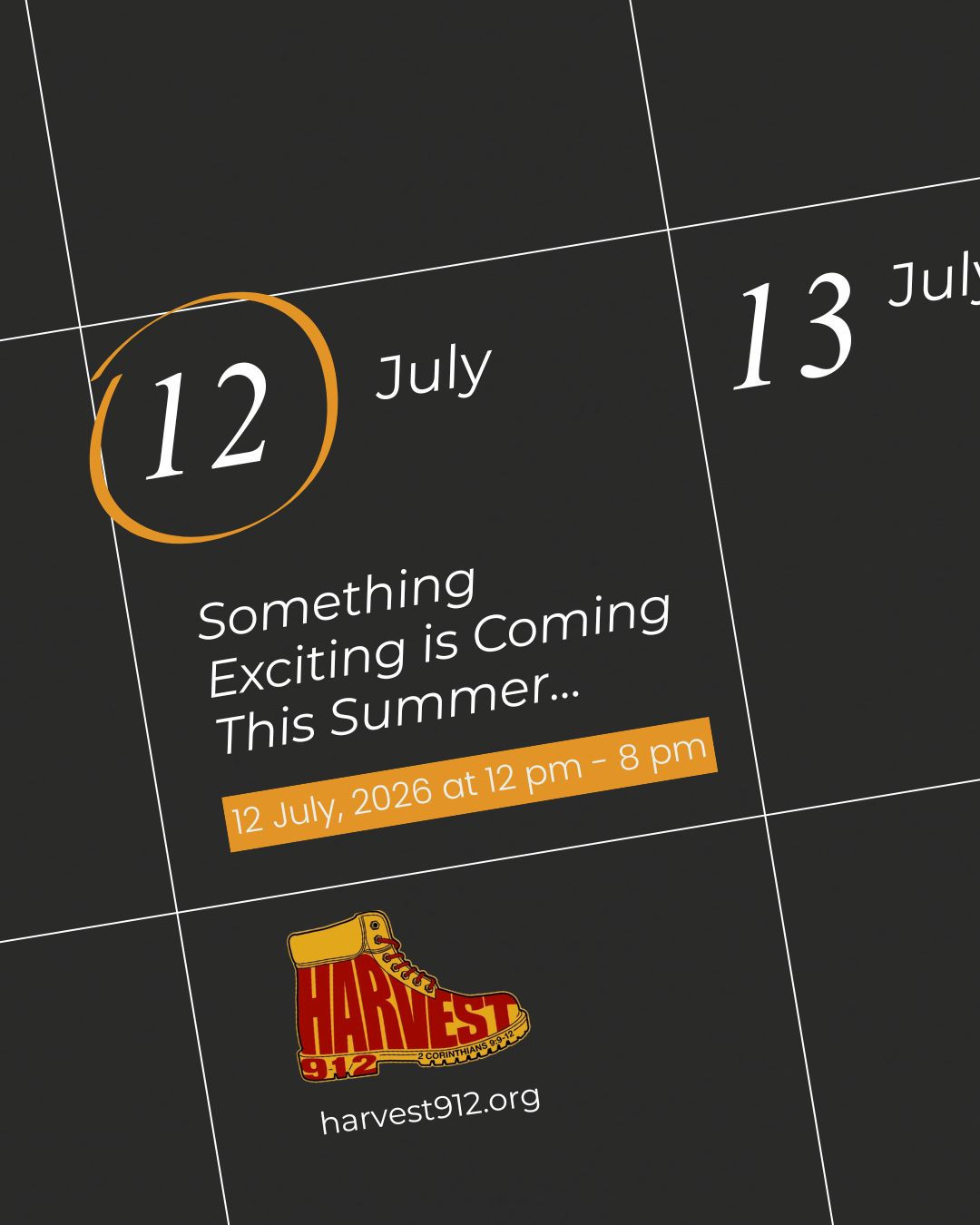 Something special is coming this summer... and let's just say it involves great music, good food, incredible people, and a whole lot of heart.
We can't wait to share the details, stay tuned and keep your calendar open for 12th July!