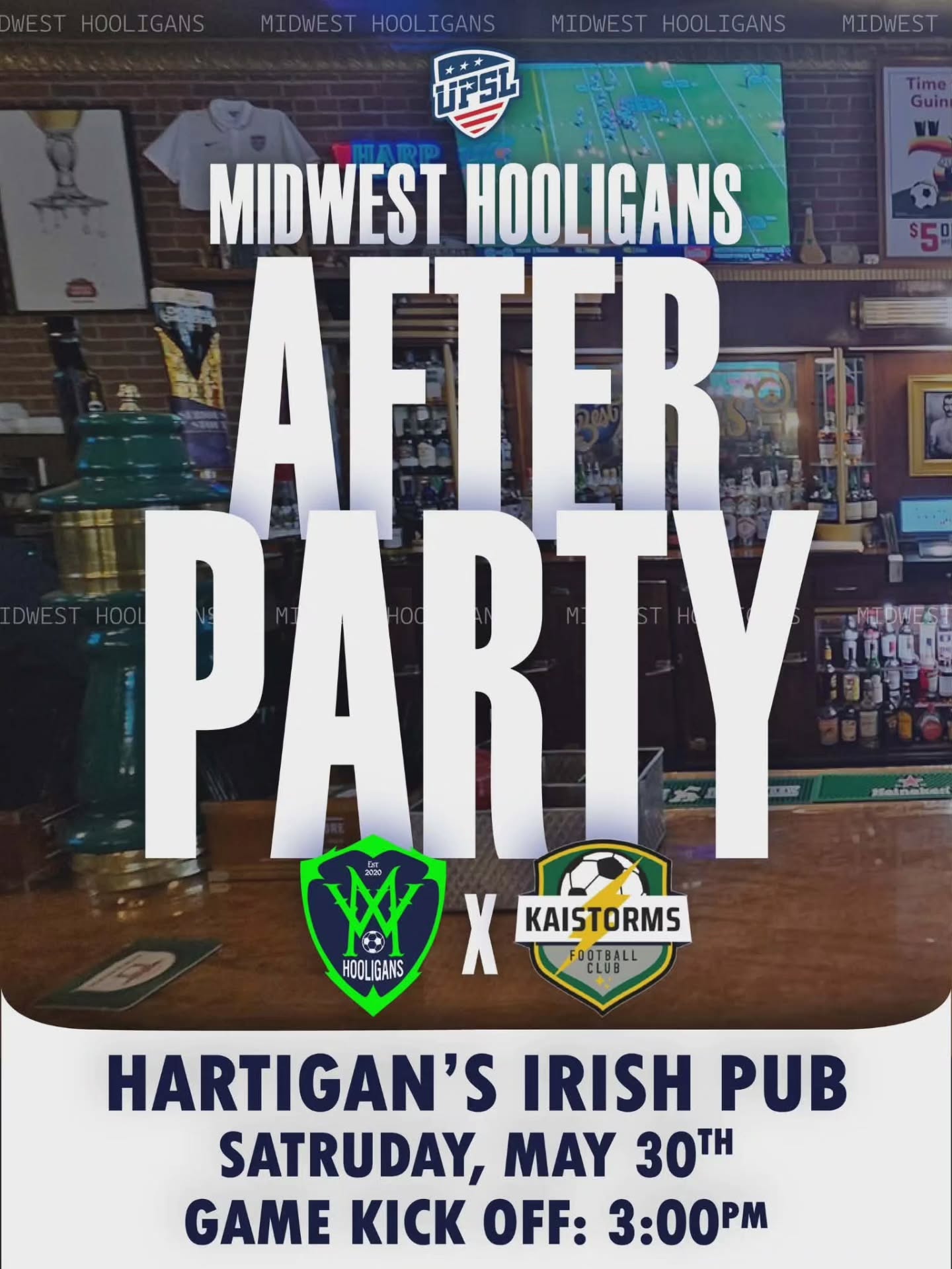 Post Game Party is always at @patsyhartigansirishpub downtown Evansville!
Come celebrate with the team after the game!