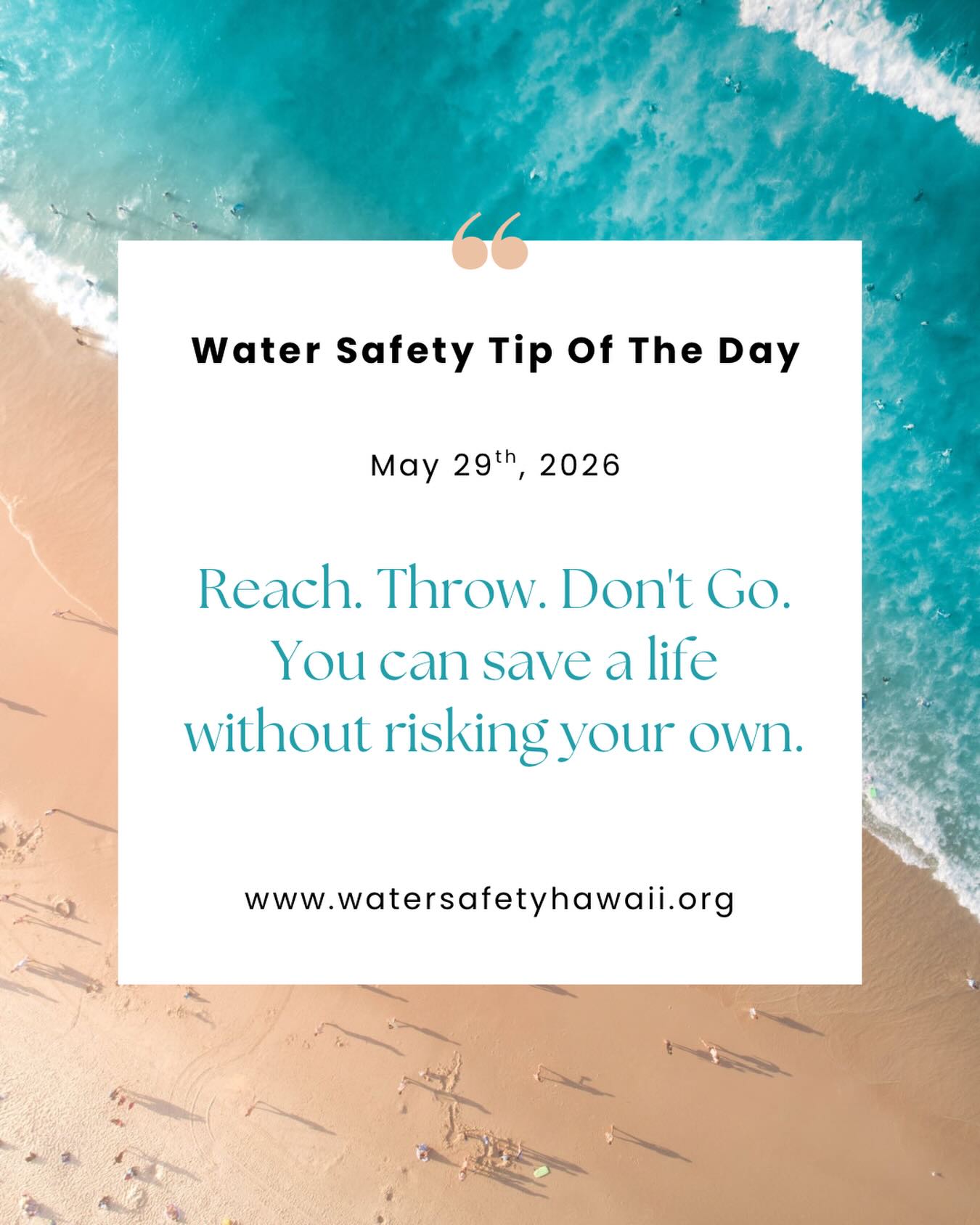 If you see someone struggling in the water, your first instinct is to jump in and save them. Please don’t unless you have the aquatic skills and training to do so. 🛑
Every year, would-be rescuers drown trying to save someone else. A panicking person will instinctively climb on top of you and push you under — without ever meaning to. The safest rescue is the one that keeps YOU safe as well.
Remember: Reach, Throw, Don’t Go. 👇🏽
🔹 REACH — Extend something to them. A rescue tube, a pole, paddle, branch, towel, or even your leg while you stay anchored to something stable.
🔹 THROW — Toss them anything that floats. A rescue tube, surfboard, boogie board, life jacket or even a cooler lid. Give them something to hold onto.
🔹 DON’T GO — Do not enter the water unless you are a trained rescuer. Instead, alert a lifeguard and call 911 immediately.
Hawaiʻi makes this easier than ever.
Thanks to the Rescue Tube Foundation — founded on Kauaʻi by Executive Director and co-founder Branch Lotspeich — hundreds of public rescue tube stations are now installed at beaches across Kauaʻi, Oahu, Maui and the Big Island.
These bright, easy-to-grab flotation devices sit right on the shoreline so anyone can grab one in an emergency and help save a life — without becoming a victim themselves. This grassroots effort has been credited with saving countless lives across our islands. It is perfect for unguarded beaches or before/after lifeguard hours. 💙
👀 Next time you’re at the beach, look for the rescue tube station. Know where it is BEFORE you need it. Those few seconds of awareness could save a life.
You don’t have to be a lifeguard to be a hero. You just have to know what to do. ❤️💛
#WaterSafetyHawaii #ReachThrowDontGo #RescueTubeFoundation #OceanSafety RescueTube HawaiiBeach DrowningPrevention TipOfTheDay HawaiiOhana BeachSafety StaySafeHawaii WaterRescue Kauai Oahu Maui BigIsland