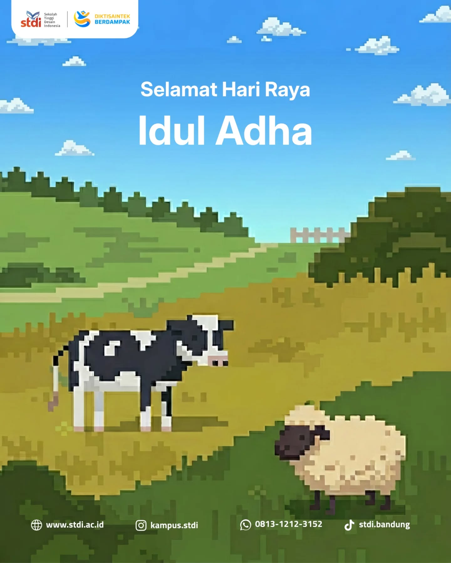 Selamat Hari Raya Idul Adha 1447 H š
Semoga setiap pengorbanan membawa keberkahan, setiap keikhlasan menghadirkan ketenangan, dan setiap langkah kita dipenuhi rasa syukur.
Mari rayakan hari penuh makna ini dengan hati yang tulus dan saling berbagi š¤