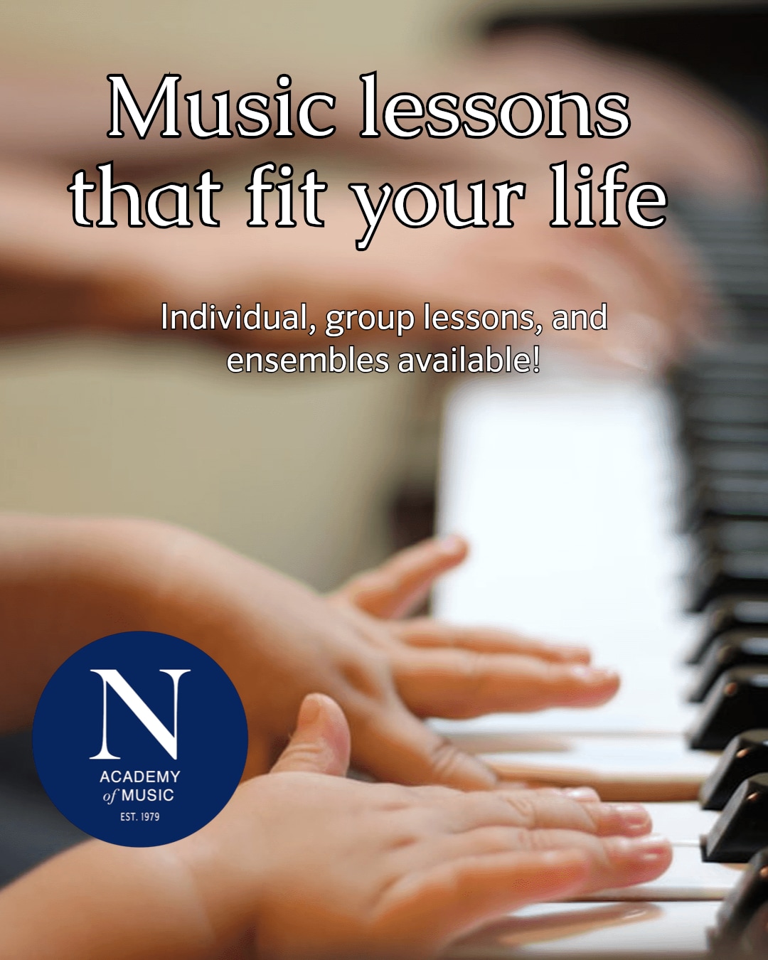 Feeling like your week is too full for music lessons? Choosing the right lesson format can make all the difference. Whether it's individual or group lessons, or an ensemble, picking a style that fits your schedule helps you keep music part of your life without the stress.
Explore our lesson options and find the right fit for you or your child today. Visit newparkmusic.ie to get started!