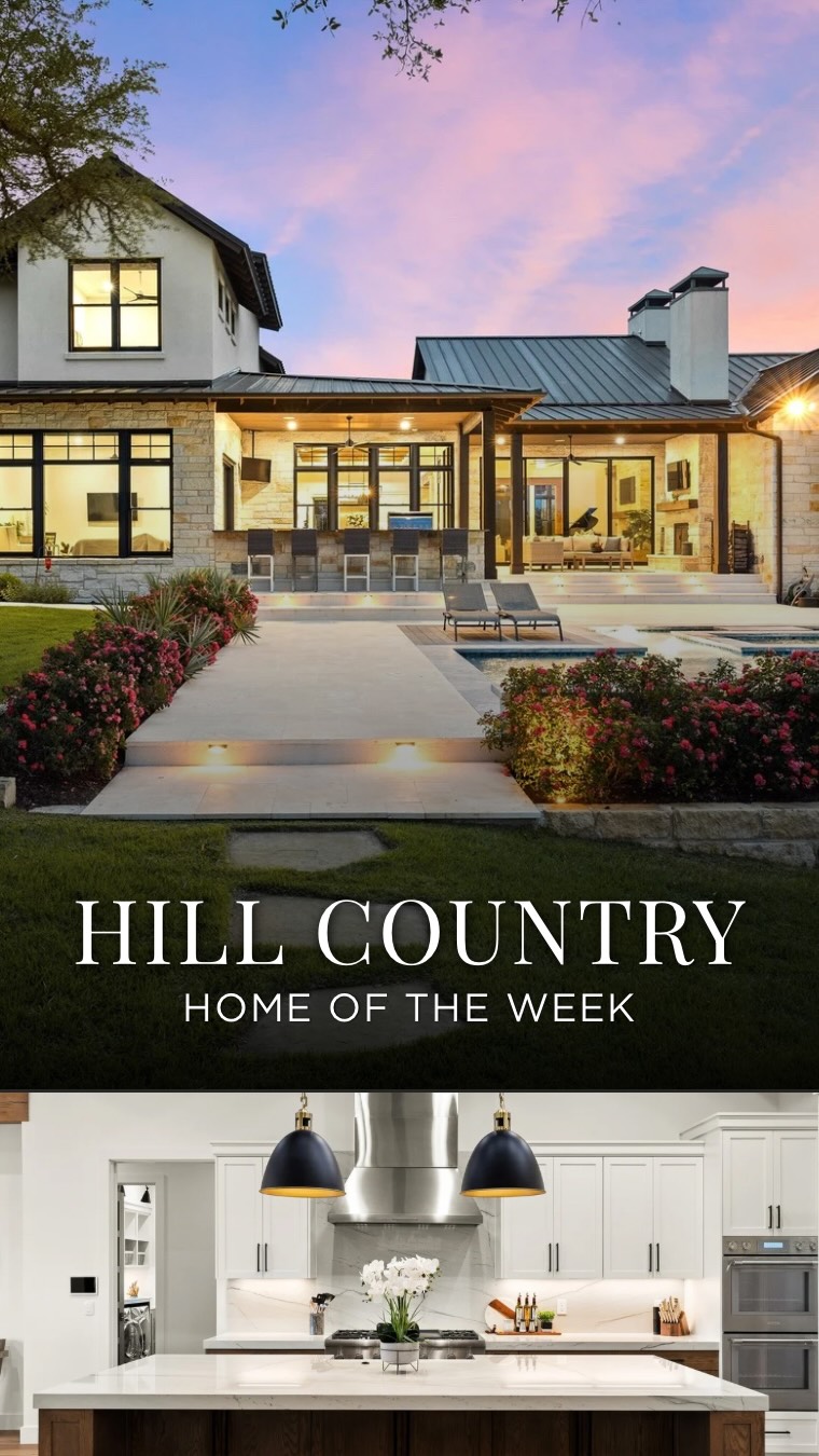 ✨Hill Country Home of the Week✨
This is what “no compromises” actually looks like.
4,372 sq ft main home. 840 sq ft guest house. Resort pool. Outdoor kitchen. RV garage. Whole-home automation. Thermador kitchen. Mont Blanc quartzite. And a backup generator, because luxury shouldn’t have an off switch.
Main home plus a fully equipped guest house that actually earns its square footage. Workout room. Workshop. Studio apartment. This property works as hard as it looks good.
This is the one you describe to people and watch their jaw drop.
DM me or call 512.818.6146 to schedule your private tour.
#HillCountryHomes #DrippingSprings #LuxuryRealEstate #texashillcountryhomes #TexasLuxuryHomes
Listing by Steve Mallett