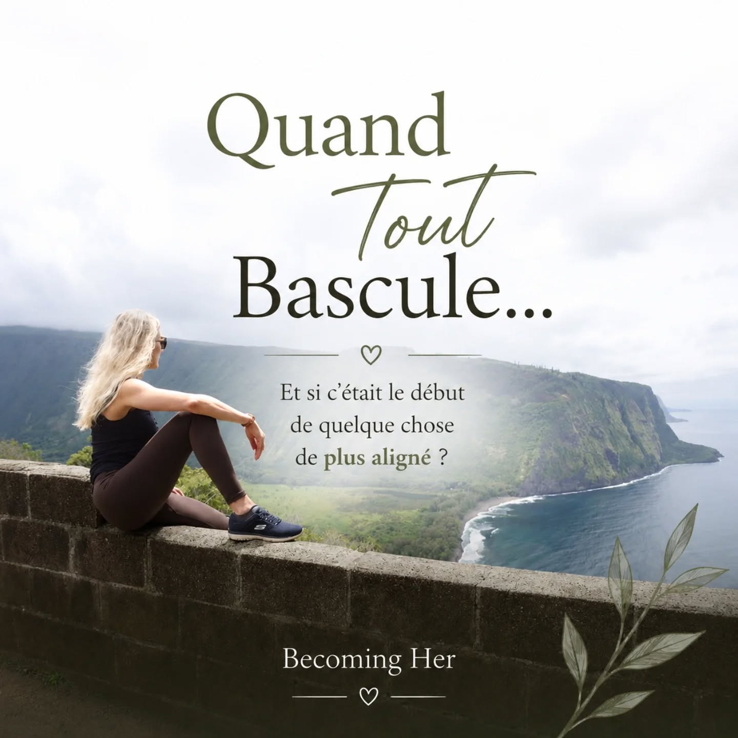 ✨ Parfois, la vie bascule sans prévenir.
Une rupture.
Un burn-out.
Une perte.
Une transition.
Et même si tout semble s’écrouler…
cela peut aussi devenir le début d’une reconstruction plus profonde. 🌿
Ceci est un message pour toutes les femmes qui traversent une tempête intérieure et sentent qu’elles ne peuvent plus continuer “comme avant”.
Pas immédiatement.
Pas parfaitement.
Pas sans douleur.
Mais profondément. 🤍
Si ce message résonne en vous, écrivez « HER » en commentaire ou en DM.
Vous n’êtes pas seule. ✨
#BecomingHer #ReconstructionDeSoi #FemmeAlignée #GuérisonIntérieure #TransformationPersonnelle DéveloppementPersonnel ÉveilFéminin FemmesInspirantes RésilienceFéminine BienÊtreFéminin AmourDeSoi ReconnexionÀSoi CroissancePersonnelle FemmePuissante HealingJourney MindsetFéminin TransitionDeVie ÉpanouissementPersonnel ConfianceEnSoi HolisticHealing