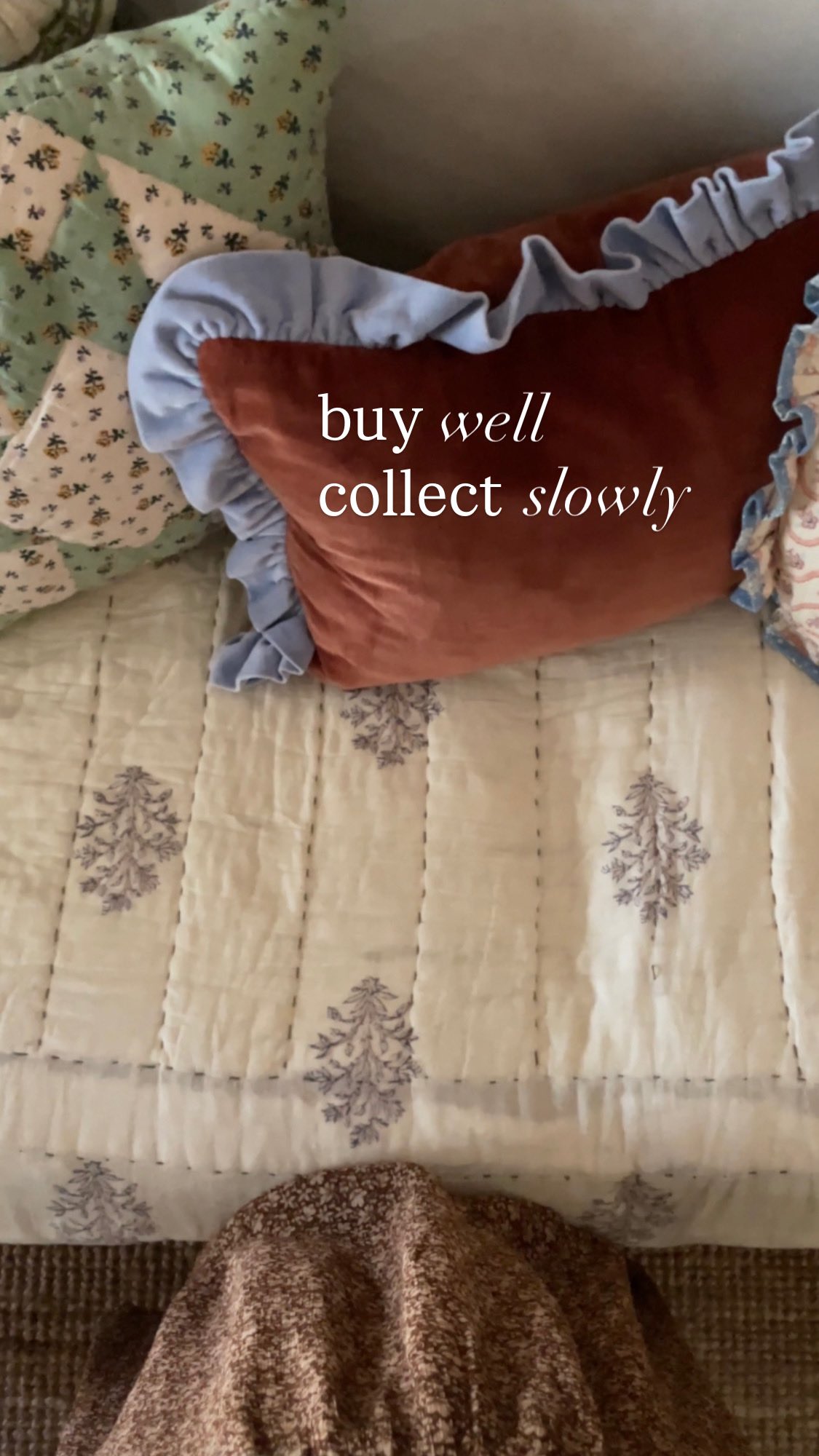 buying things slowly that build a story in our home ~
Even though I live in a rental apartment, it was a major mindset shift when I decided to buy well and collect slowly.
If we were ever to buy our forever house, I want to carry these pieces that were intentionally bought and makes us feel at home 💛
I hope this inspires you to think beyond accumulating cheap things quick and fast just because it’s a rental or temporary home. Your collected space - wherever that may be - starts feeling like home that you can carry with you for a long time.