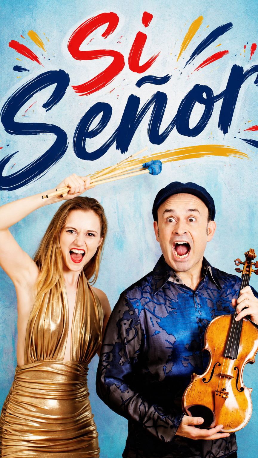Bringing a Latin track to life with just two people means getting creative - like replacing the piano part with rhythmic pizzicato on the violin, switching between multiple percussion instruments, and adding a bit of choreography. Si Señor is pure energy from start to finish.
Experience it live at our upcoming dates:
📅 NEXT PERFORMANCES
🇭🇷 28 May · 20:00 — Ivo Tijardović Concert Hall, Split, Croatia
🇱🇮 29 Aug — Vaduz Classic Festival, Liechtenstein ✨ FREE & open air
🎟 Tickets & all dates → link in bio
— This video was filmed in the wonderful @pietrasantainconcerto a fantastic festival by the great @guttmanmichael - thank you for the filming - and thank you @davemarks for the editing!
🎻🥁 Violin meets vibraphone. Bach meets Hans Zimmer. Flamenco meets Interstellar.
Aleksey Igudesman & Lucy Landymore bring Chill & Thrill to the stage — a performance that swings between meditation and pure elation. No two minutes sound alike.
Aleksey Igudesman & Lucy Landymore bring Chill & Thrill to the stage — a performance that swings between meditation and pure elation. No two minutes sound alike.
🎼 Sheet music available via Universal Edition in the "Fasten Seatbelt" collection.
#ChillAndThrill #AlekseyIgudesman #LucyLandymore #LiveMusic #Vibraphone