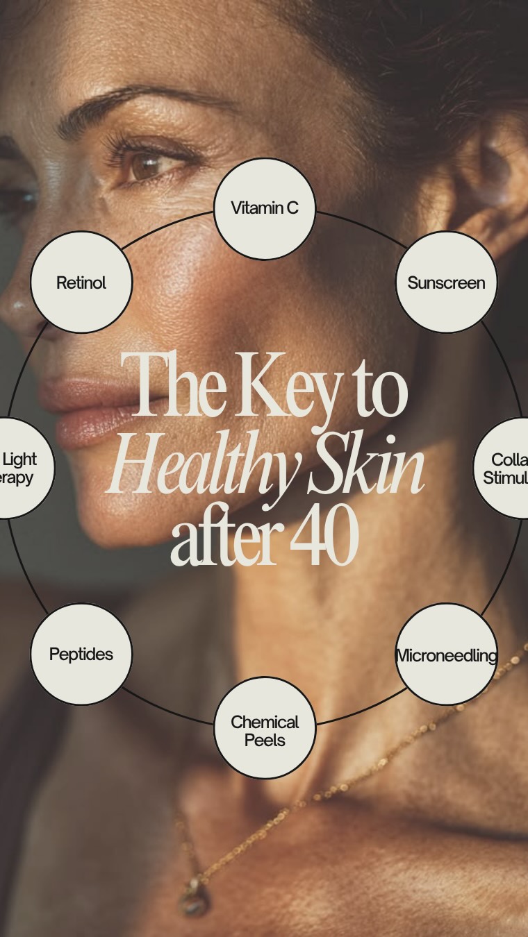 The secret to healthy skin after 40? It’s science + consistency ✨
Skin changes with age; collagen slows, elasticity declines, hydration decreases, and cell turnover isn’t quite what it used to be.
That doesn’t mean you need a complicated routine… you just need targeted ingredients, smart skincare, and treatments that work with your skin.
Wei shares the key ingredients, treatments, and habits that can help support stronger, healthier, more radiant skin after 40 🤍
Because healthy ageing is about caring for your skin; not fighting it.
#HealthyAgeing #SkinOver40 #CosmeticNurse #SkinHealth #AgeingGracefully