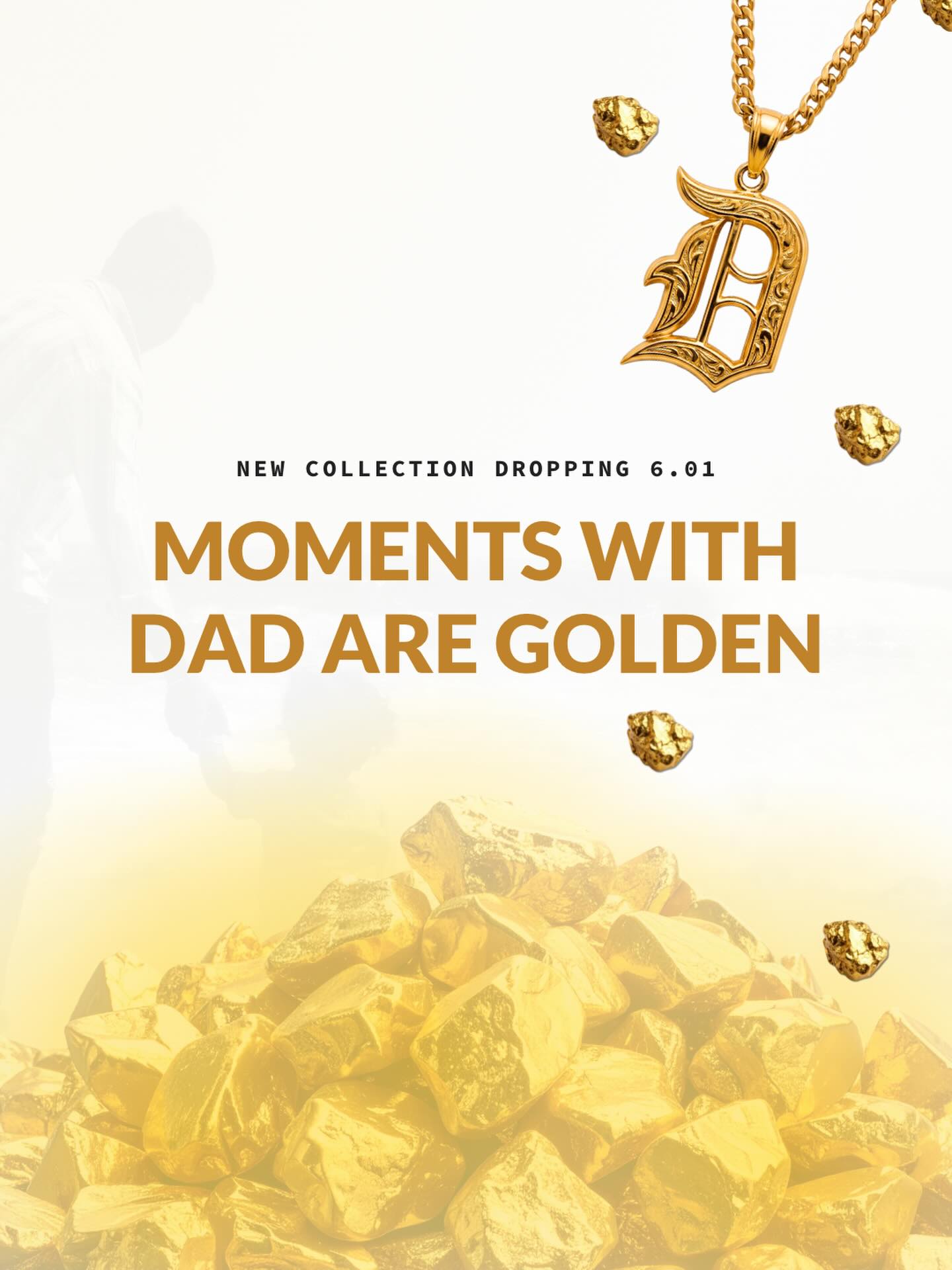 Father’s Day is right around the corner and we have a special drop coming just in time!
The Golden Moments Collection
06.01
#fathersdaygiftideas #giftsfordad #dadmode
