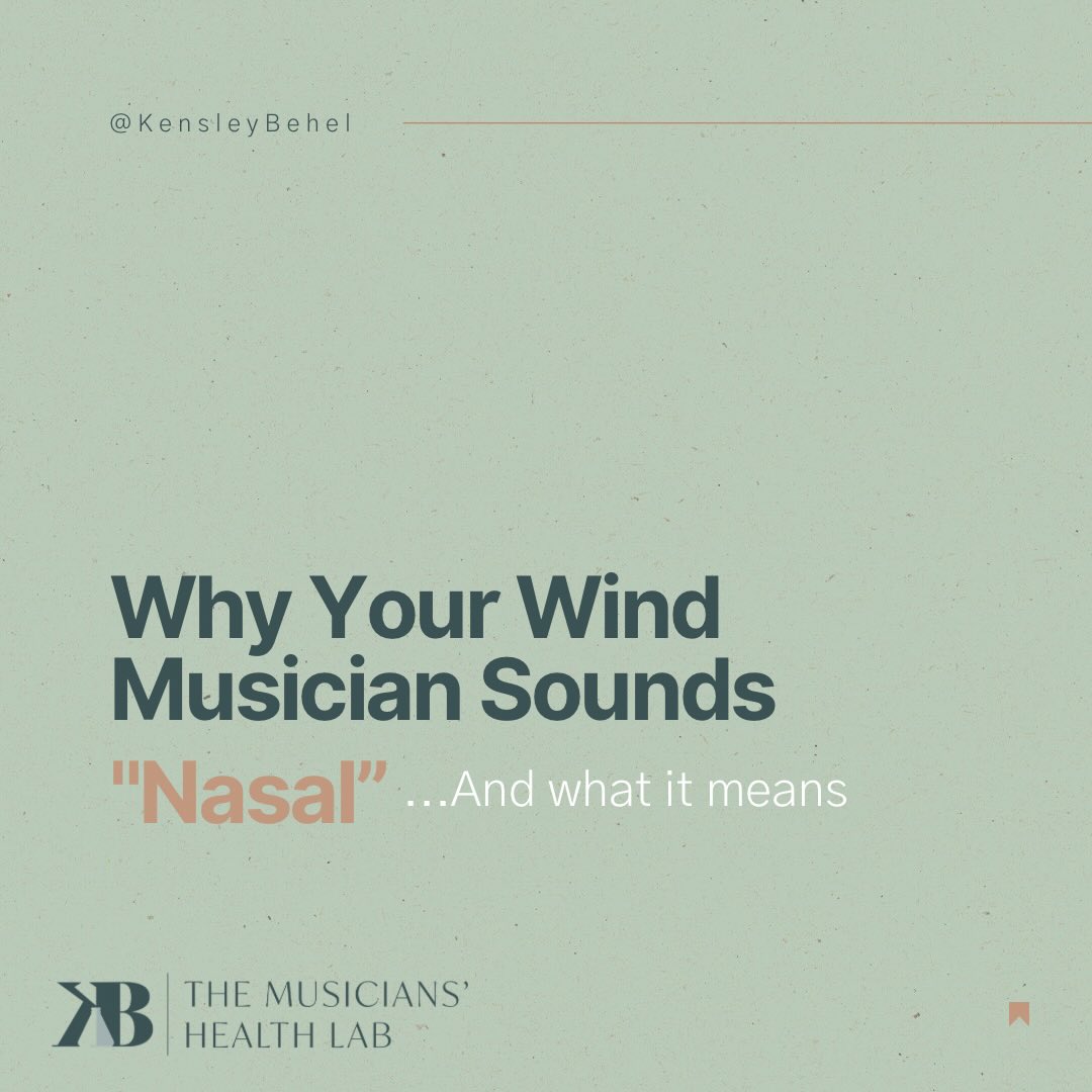 Have you ever grunted or had air leak out your nose while playing your instrument and wondered “what the heck is that?”
SVPI happens to approximately 33% of wind musicians. It can feel embarrassing or hopeless and for some, it’s been career ending.
Educators are on the frontlines and often the first person a student tells when something has gone wrong.
Here’s some key information so you can be best prepared when this happens to you or one of your students!
Referenced: Behel et al., 2022.
#musician #musicstudent #musiceducation #musicresearch #musicianshealth