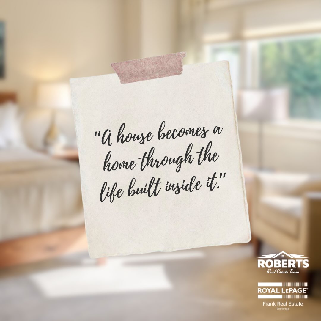 Every home holds its own memories, milestones, and meaningful moments.
Helping clients find a place where their next chapter can unfold is one of the most rewarding parts of what we do.
📲 Thinking about your next chapter? We’d be honoured to help guide you there.
#TheRobertsTeam #RoyalLePageFrank #HomeStories #RealEstateWithCare #DreamHome