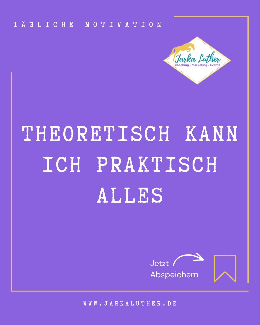 Kennt ihr das? In der Theorie wirkt oft alles ganz einfach und eigentlich hat man das Prinzip verstanden – doch in der Praxis klappt die Umsetzung nicht immer sofort.
Aber keine Sorge: Rom wurde schließlich auch nicht an einem Tag erbaut. Manchmal braucht es einfach etwas mehr Übung, eine andere Perspektive auf die Herausforderung oder noch einmal den Austausch mit dem Trainer, der sicher den einen oder anderen hilfreichen Tipp parat hat. Oft ist es nur eine kleine Blockade, die einen daran hindert, das Gelernte erfolgreich umzusetzen.
#jarkaluther