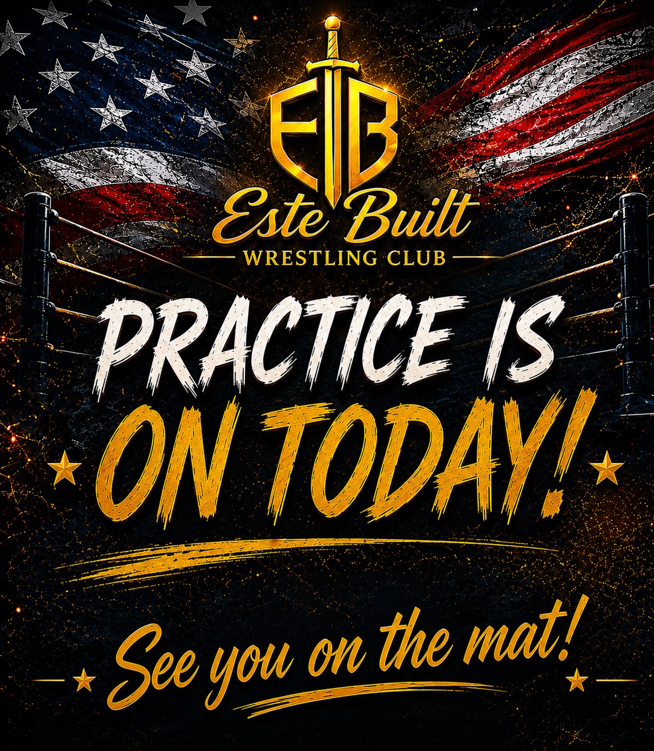 Memorial Day practice 🇺🇸💪
See you on the mat tonight. #EsteBuilt