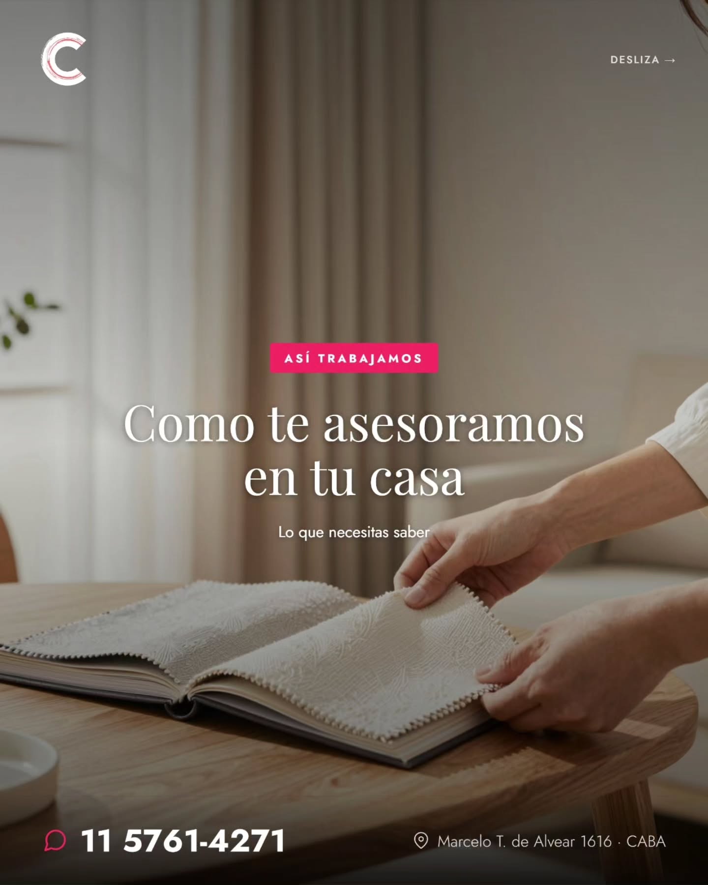 Roller, sheer o tradicional: cada una resuelve algo diferente.
En este carrusel te lo dejamos claro en 30 segundos.
Y si seguís con dudas, no hay drama: vamos a tu casa, llevamos muestrarios y te ayudamos a elegir la combinacion que tu ambiente necesita.
📲 11 5761-4271
📍 Marcelo T. de Alvear 1616 — CABA
🕒 Lun a vie de 10 a 19 hs
.
.
.
#cortinas #cortinasamedida #roller #sheer #tradicionale