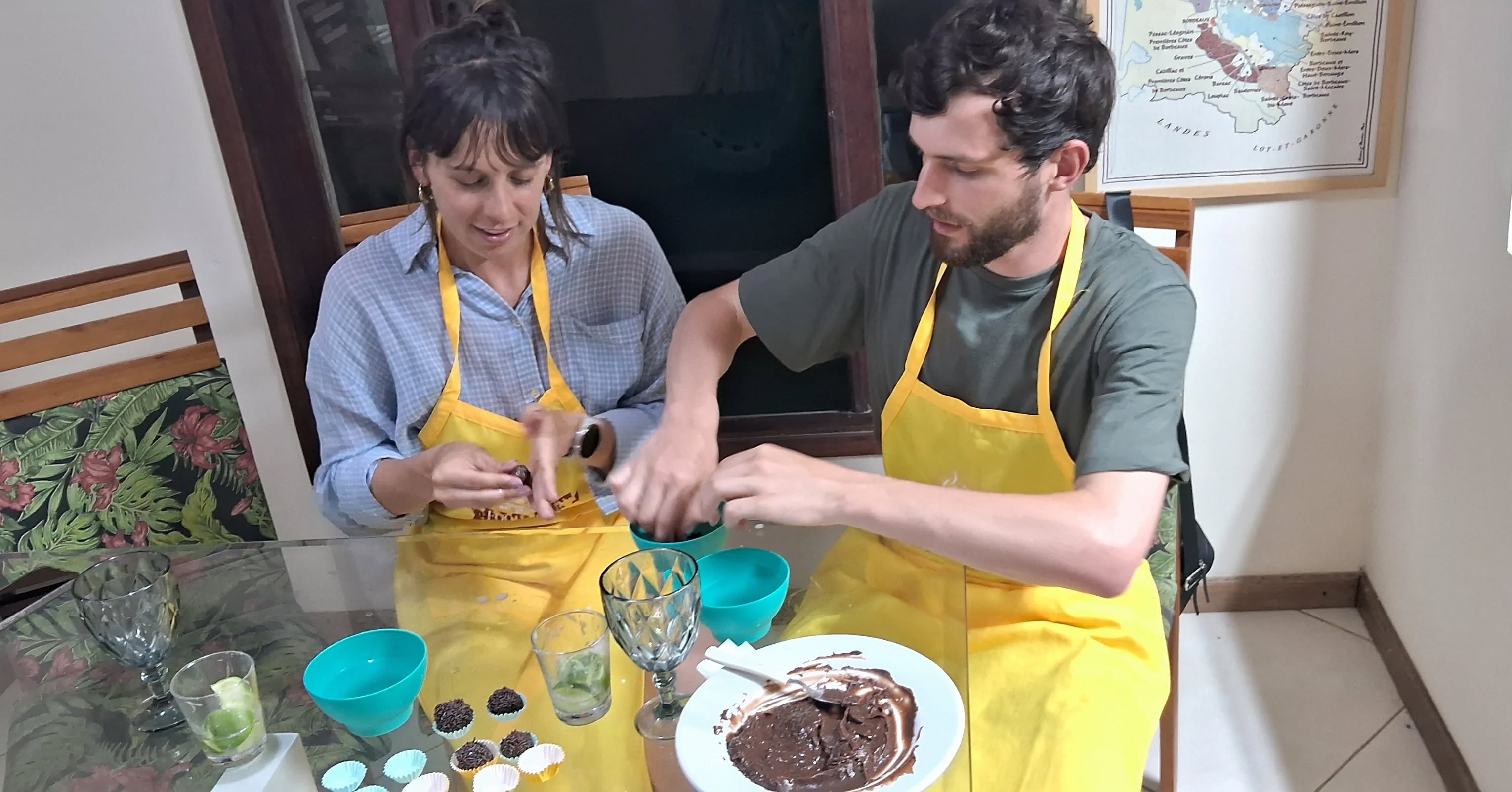 No matter where you are, cooking is always an adventure