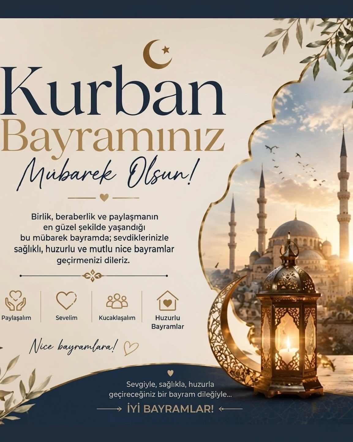 Kurban Bayramınız Mübarek Olsun