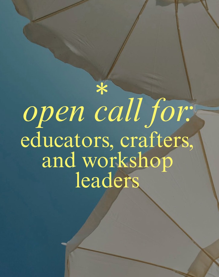 Do you want to teach a class or workshop or lead a group in a craft?
This summer, we are looking for workshop leaders and creatives who want to help keep kids reading, exploring, creating, and connecting offline. Whether you want to do a one time workshop or would like to teach a series, we want to hear from you.
Fill out our form (link in bio or https://bit.ly/summer-activity-form) and let us know who you are, what age group you'd like to work with and what you'd like to teach.
If you filled this form out already, please do so again - we had an error that is now fixed.
#kidsclasses #summerlearning #fishtownphilly