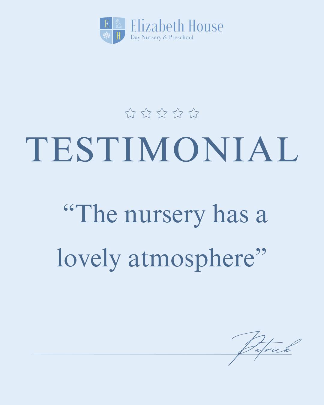โThe nursery has a lovely atmosphere.โ
Weโre so pleased to hear this ๐
Creating a calm, welcoming and nurturing environment is at the heart of everything we do. Itโs important to us that both children and families feel comfortable, supported and at home from the moment they walk through the door.
#preschool #elizabethhousenursery #nursery #earlyyears #eyfs #wallingford #oxfordshire