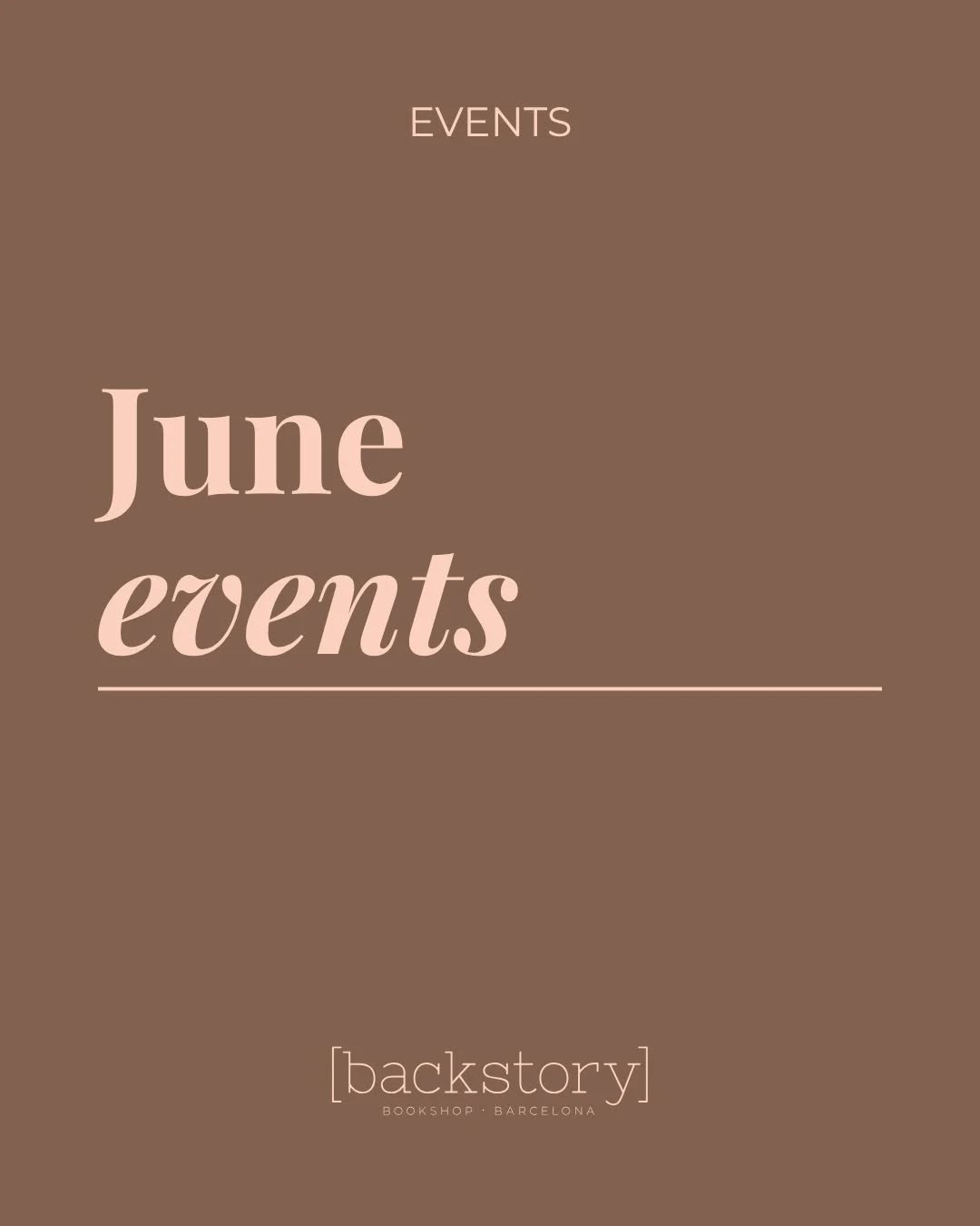 Can you belive summer's here already? (Well yeah duh, this heat?!) Come on this June for your next summer reads and enjoy our events with air conditioning! 📚❄️☀️
#bookshoplove #BackstoryBookshop #SummerReads #BookshopEvent
