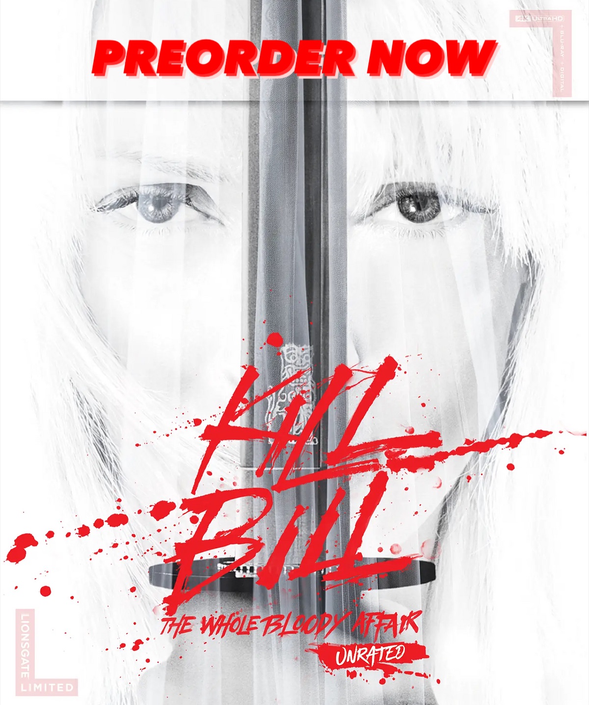 99,90€ shipped worldwide
#killbill #wholebloodyaffair #tarantinomovies #lionsgatelimited #thewholebloodyaffair
https://www.avantgardecinema.de/product-page/kill-bill-the-whole-bloody-affair-4k-uhd-blu-ray-limited-collector-s-edition
