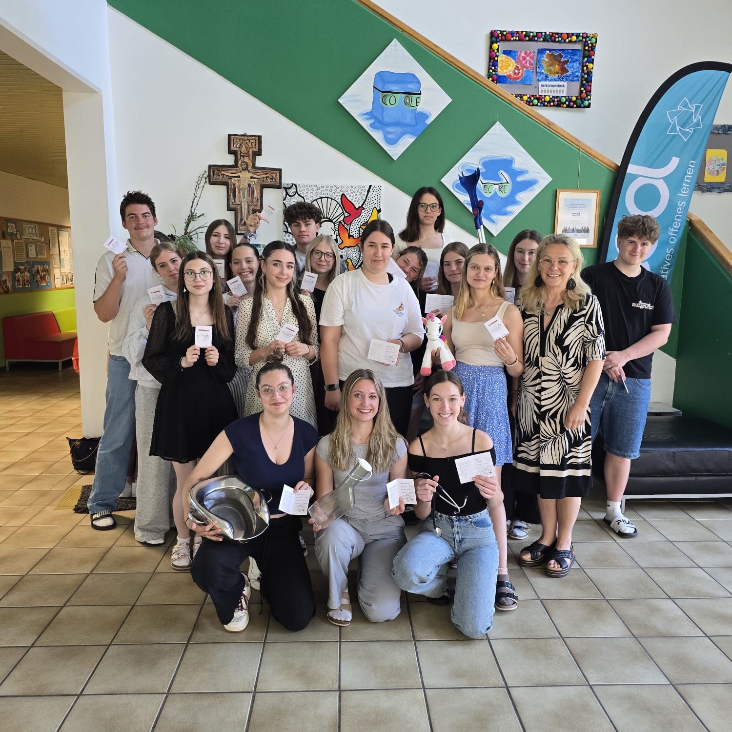 Erfolgreicher Abschluss der Pflegefitausbildung in der 3HLS. Herzlichen Glückwunsch!