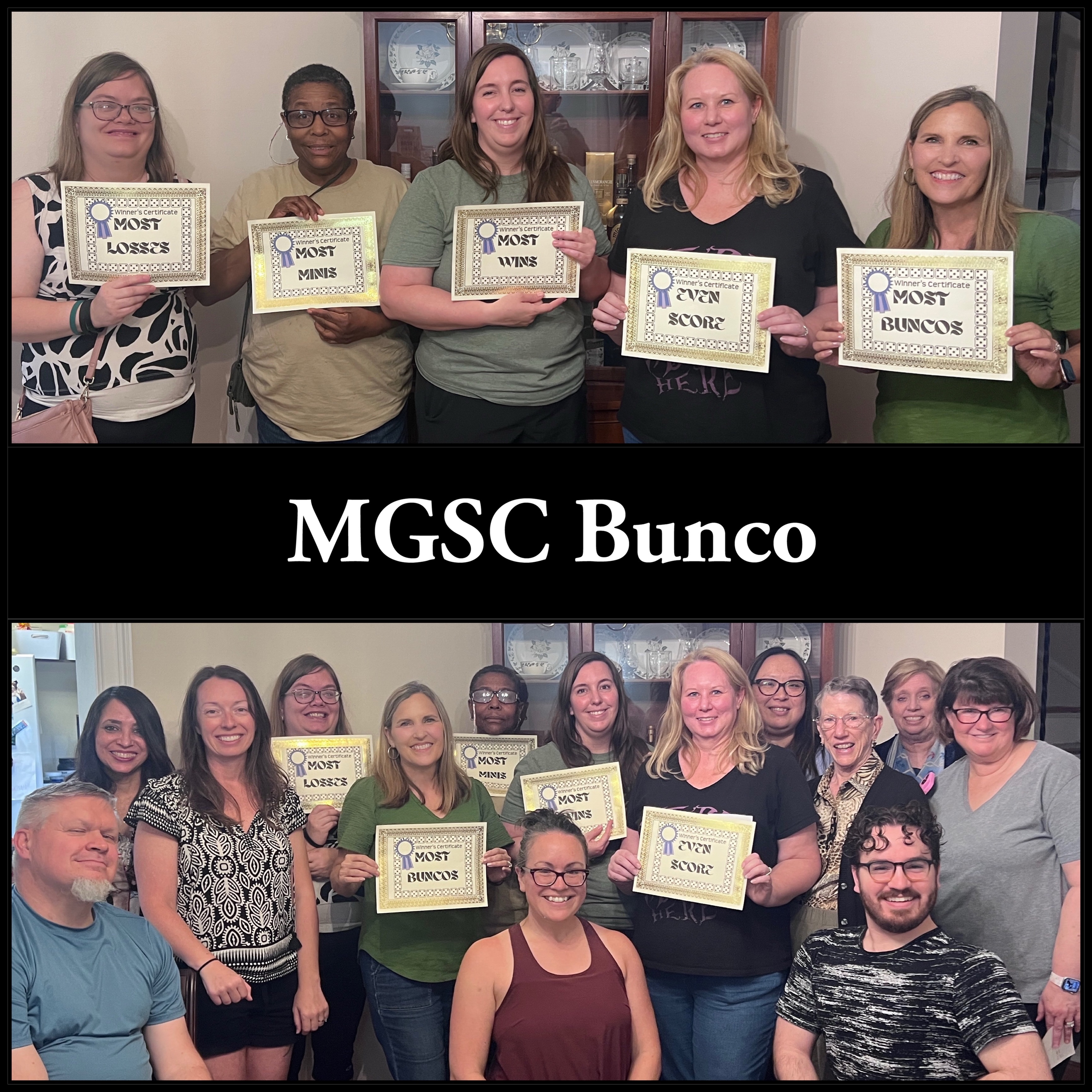 Bunco is always a blast with the Maxwell-Gunter Spousesโ Clubโs Mini-Club ๐ฒ๐ฒ๐ฒ