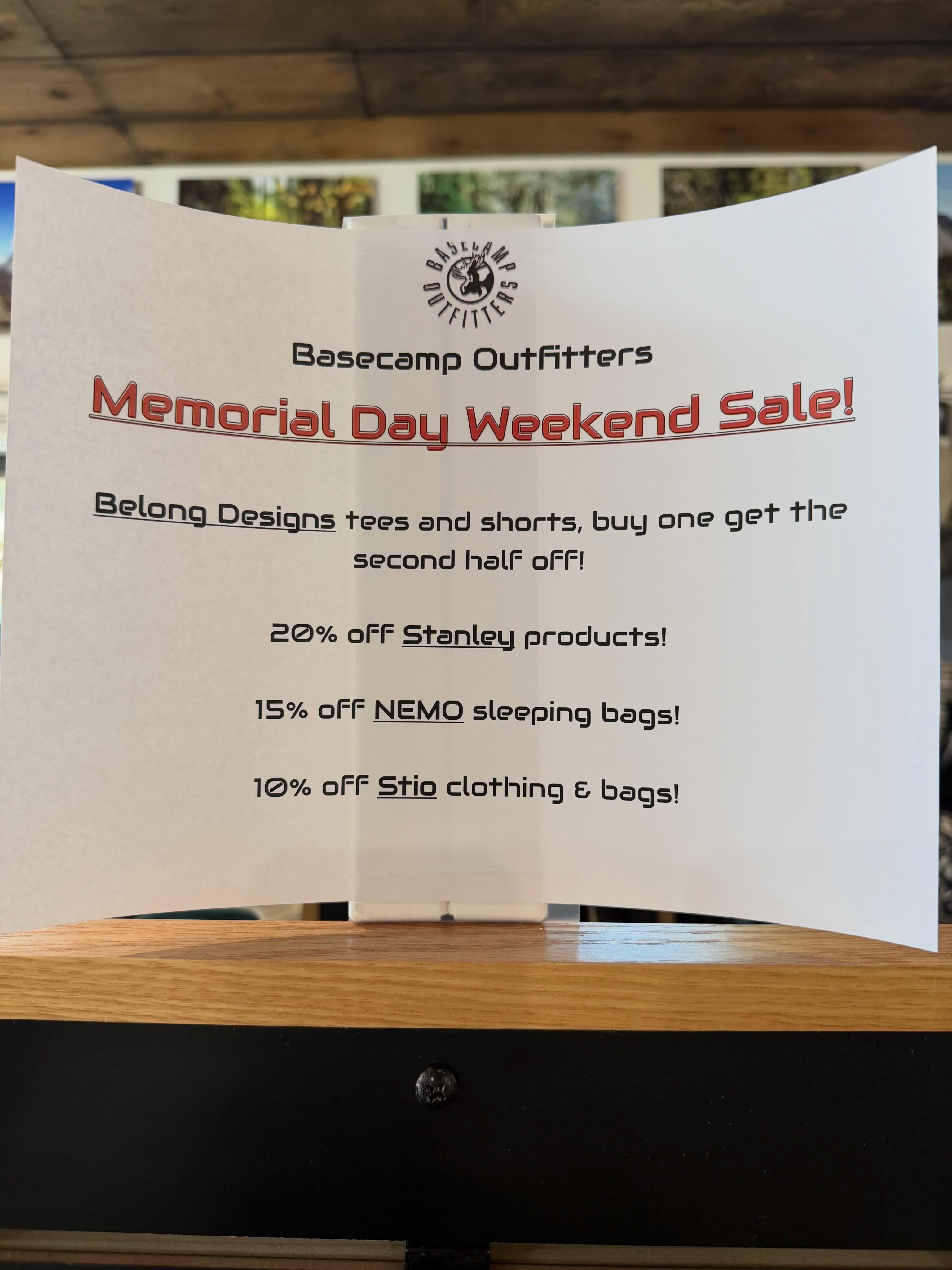 It’s Sunday and that indicates FUNDAY. Outfitters Memorial Day weekend sale is still rolling come in and check out our little shop Roslyn.
#basecamp_outfitters #roslynwa #sundayfunday☀️ #memorialdaysale
