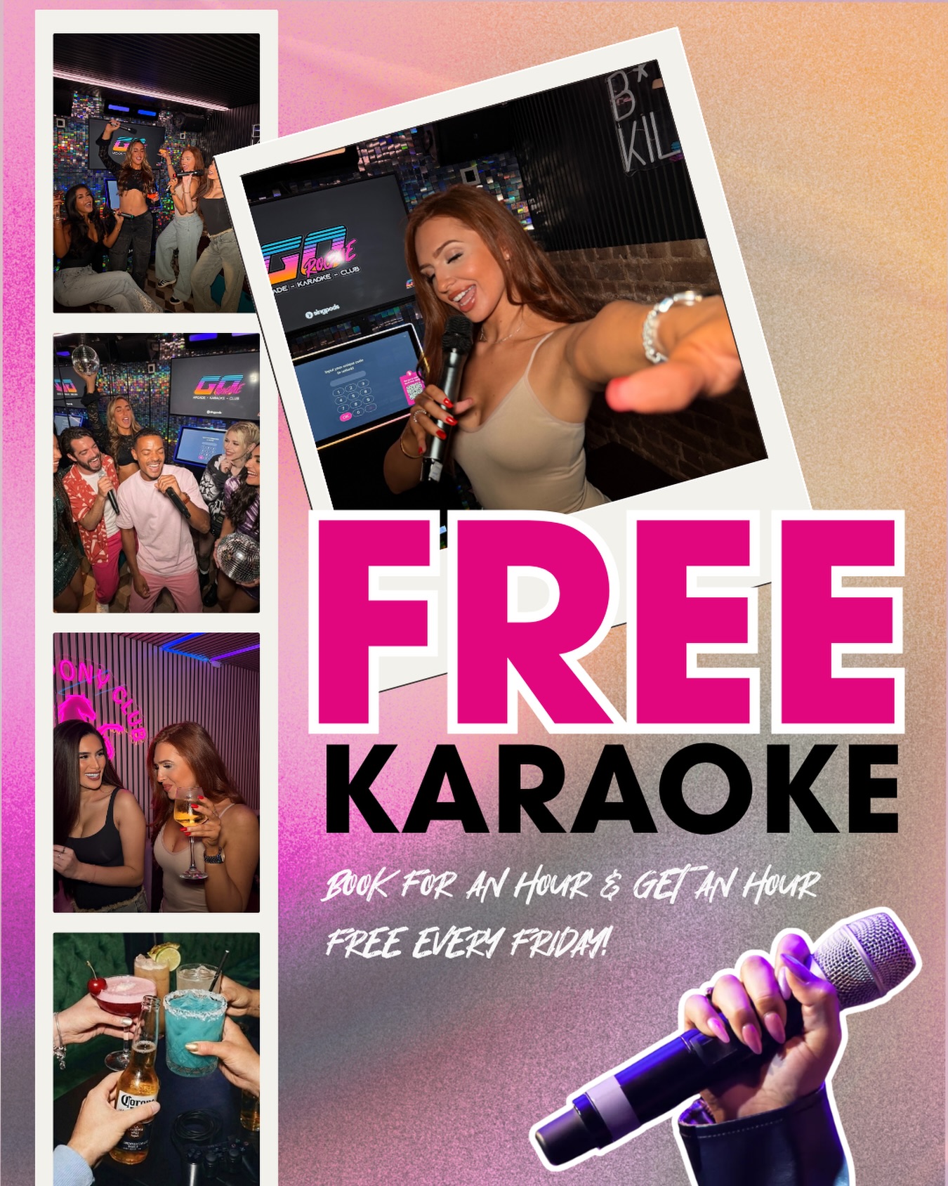 Someones say FREE KARAOKE FRIDAYS?
Book for an hour, get an hour on us 🎤 be quick, they sell out fast 💨
#portsmouth #uni #portsmouthuni #karaokebar