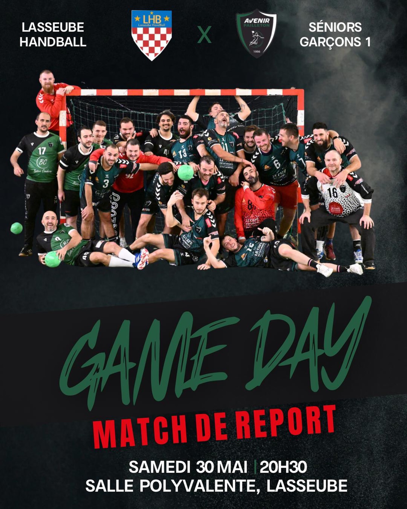 Voilà la date du match de report de nos SG1 💚🤍