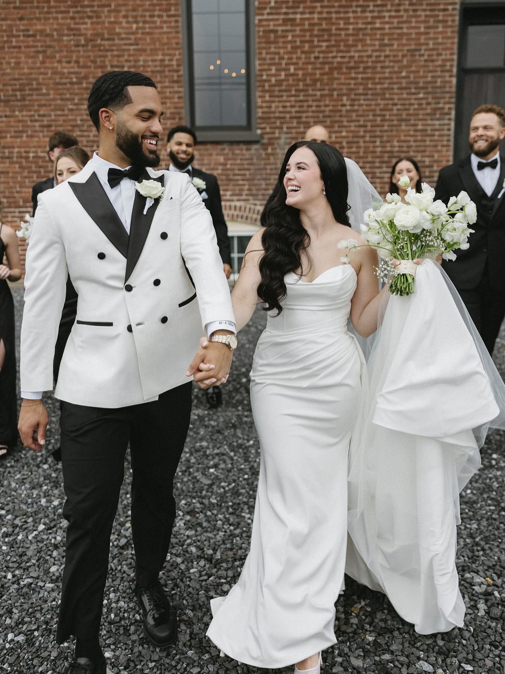 We hope a love like this finds you🤍 And then call us so we can host your wedding celebration🤭 But seriously, McKayla & TreVon’s stunning day was EVERYTHING 😍😍
Photographer: @imagesbyamandaleigh
Planner: @d_blakeeventco with @blakeeventco
Florist: @sarahsfloraldesigns
Caterer: @mountain_laurel_catering
Videographer: @isaiahkfilms
DJ: @djhikevin with @sceeventgroup
Makeup: @colladocollective
Hair: @hairbyleesha
Rentals: @countrycreekfarmhousetables
Rentals: @a_to_z_event_rentals
Signage: @pearlypaper
Couple: @mckaylabri & @brownieblends