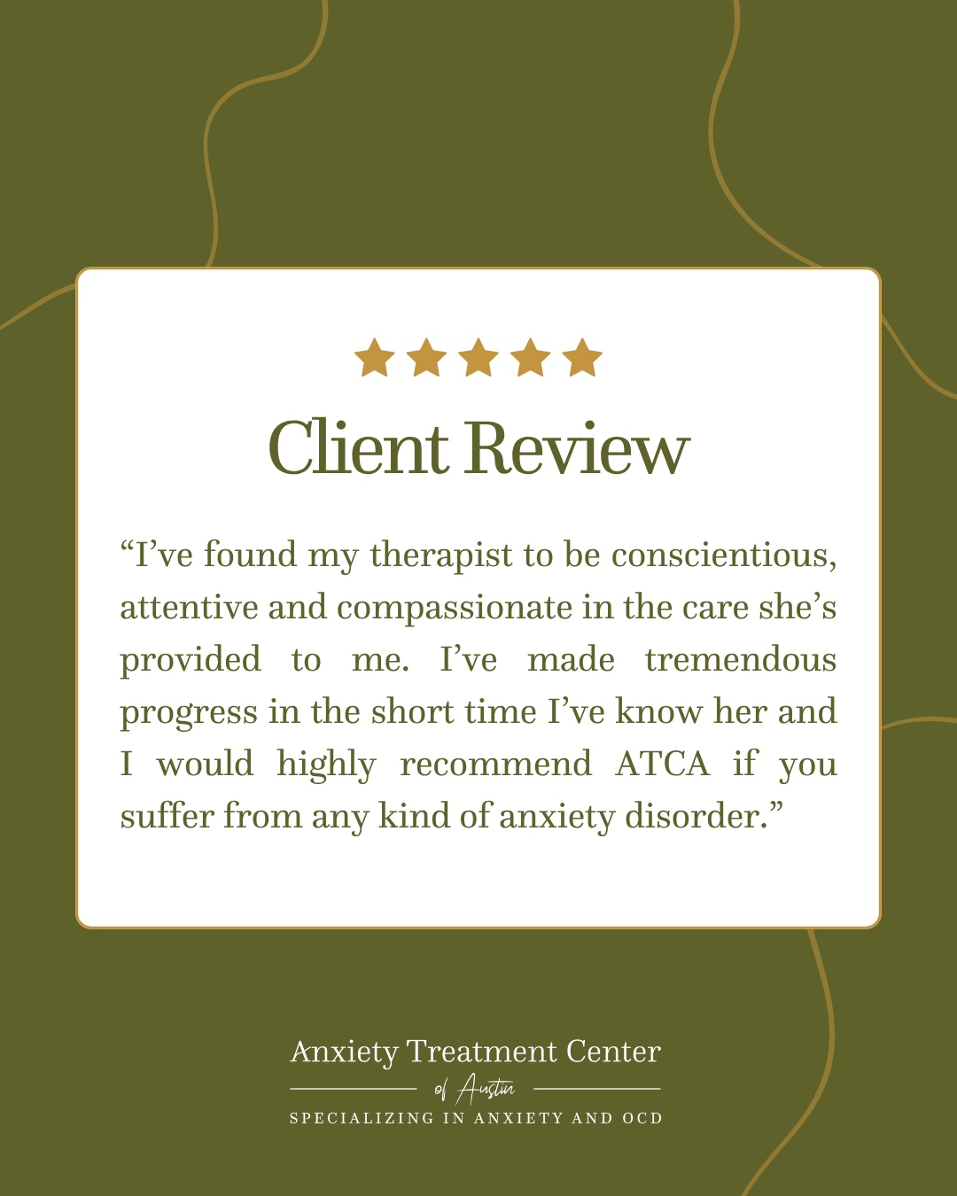 Hearing about our clients' progress is one of the most meaningful parts of the work we do. π Thank you to those who trust us with their care and share their experiences.
Learn more about our services π www.anxietyaustin.com (link in bio)
#AnxietyTreatment #MentalHealthCare #OCDTreatment #AustinTherapy #MentalHealthSupport #EvidenceBasedCare
