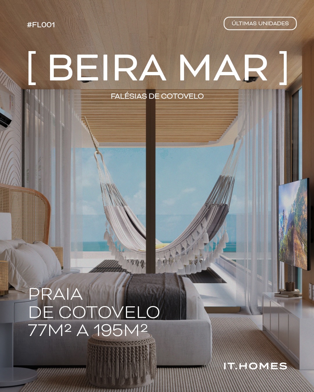 Imagine acordar com o som do oceano, assistir o sol colorir o amanhecer e saber que o dia já começou perfeito, antes mesmo do café.
No #FalésiasdeCotovelo, isso não é férias; é rotina.
Um Condomínio Boutique onde cada espaço foi projetado com precisão cirúrgica: da engenharia de ponta que suporta gerações à arquitetura que impressiona desde a primeira vista. Aqui, a comodidade não é um benefício. É a base de tudo.
• Aptos de 77m² a 195m²
• Últimas unidades
📍Praia de Cotovelo
Mais informações: (84) 98681-3322
Falésias de Cotovelo.
Condomínio Boutique à beira mar.