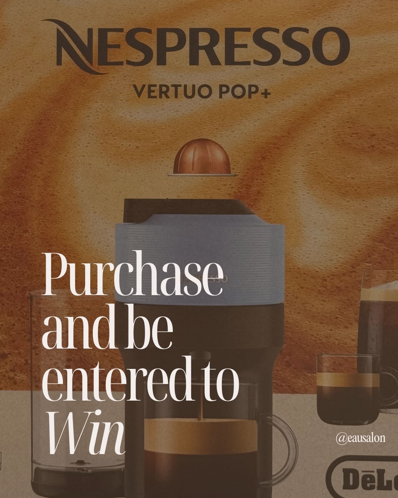 ☕️ STOCK UP + SIP IN STYLE ☕️
Your favourite hair products just got a little more exciting 👀
For every FULL-SIZE retail product purchased at Eau, you’ll receive a ballot to win a Nespresso coffee machine ✨
So whether you’re restocking your holy grails, trying something new, or finally grabbing the products your stylist recommended… every purchase gives you another chance to win!
More products = more ballots ☁️
Stop by the salon, stock up on your favourites, and enter while the promo is running.
✨starts today ✨
#yqr #yqrlocal #yqrhairstylist #yqrhairsalon