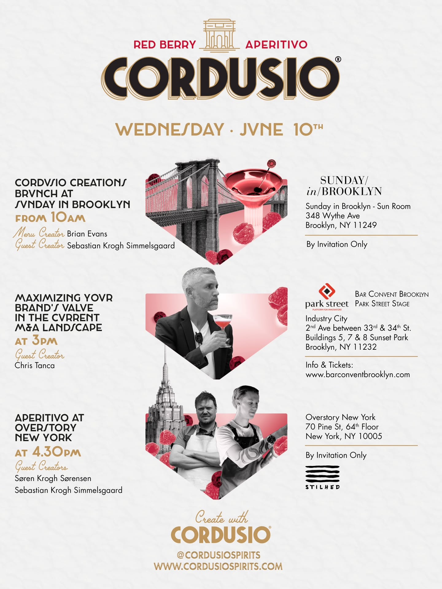The Cordusio Team is heading to Bar Convent Brooklyn! Mark your calendars for Wednesday, June 10th, 2026, because we’re bringing our special "Cordusio Creations" straight to the heart of Brooklyn.
To our incredible Creators Community, partners, and friends: this is the perfect chance to meet up, taste what we've been working on, and celebrate together.
#Cordusio #BarConventBrooklyn #BCB2026 #New York