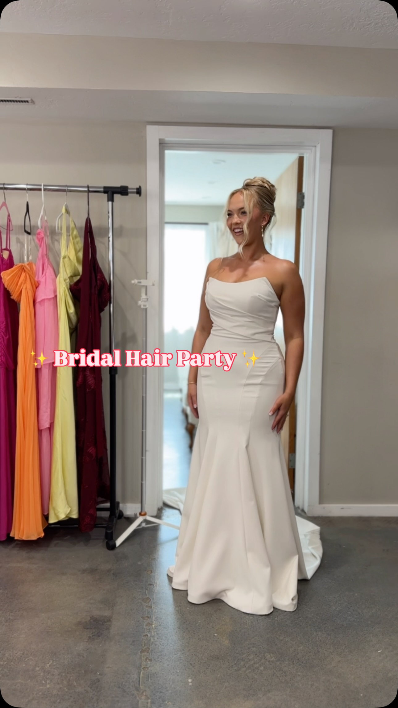 A mixture of all the fun hair styles & I frickin love it!🩷💛💜💚🧡🌸👰♀️💍✨ #bridalhairinspo #bridalhair #boisebride #idahobridalhair #boisemakeupartist